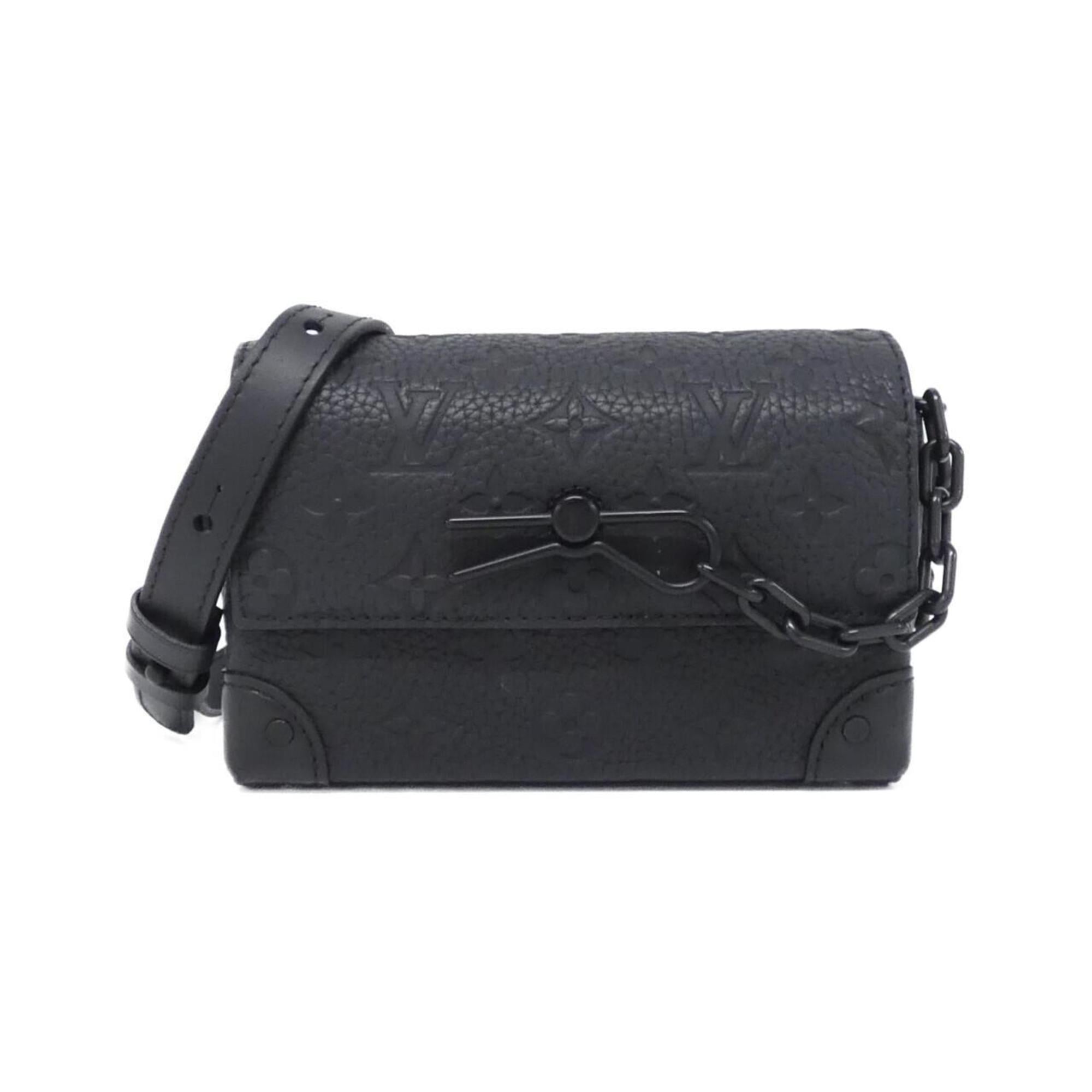 Louis Vuitton Taurillon Black Leather Shoulder Bag (Pre-Owned)