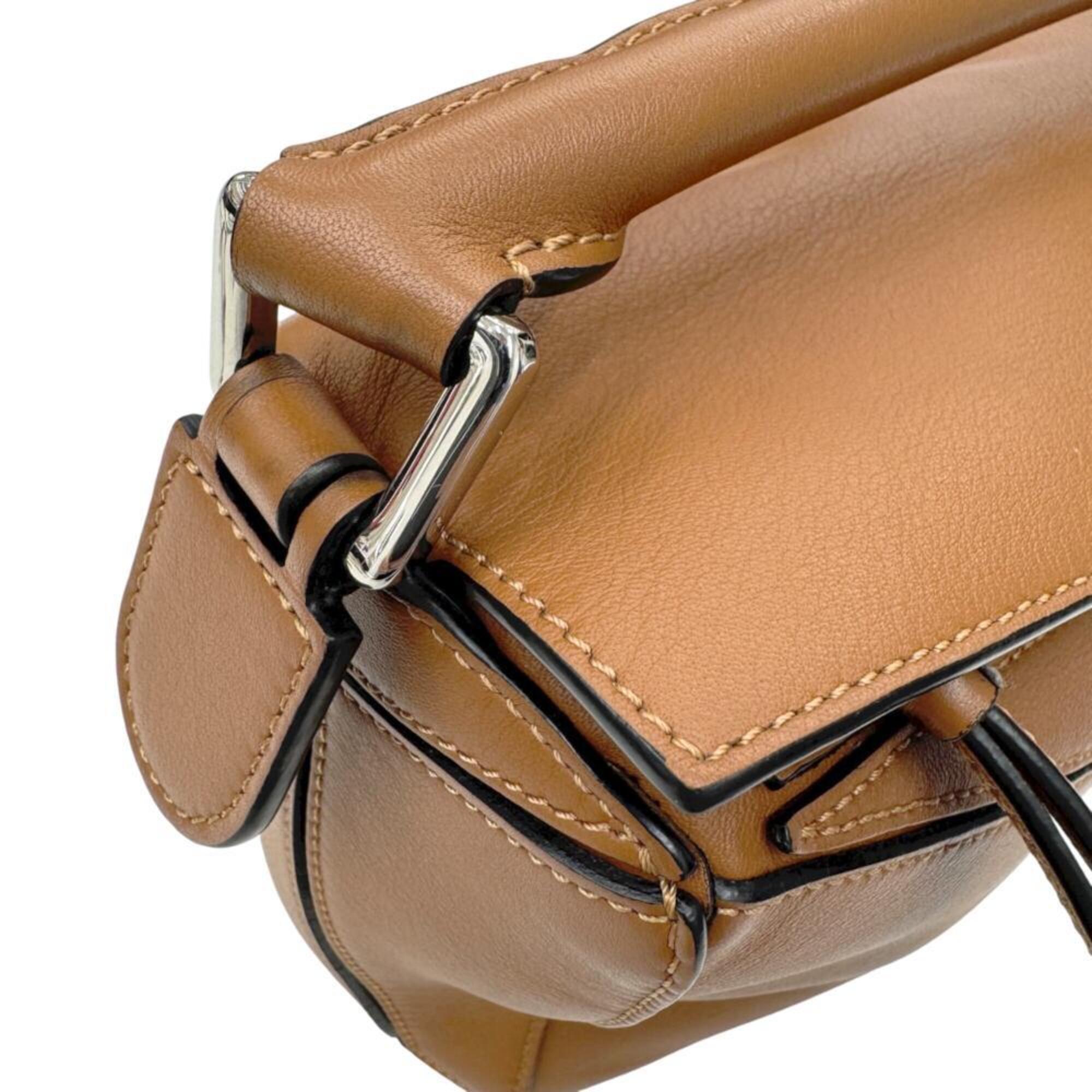 Loewe Brown Leather Shoulder Bag (Pre-Owned)