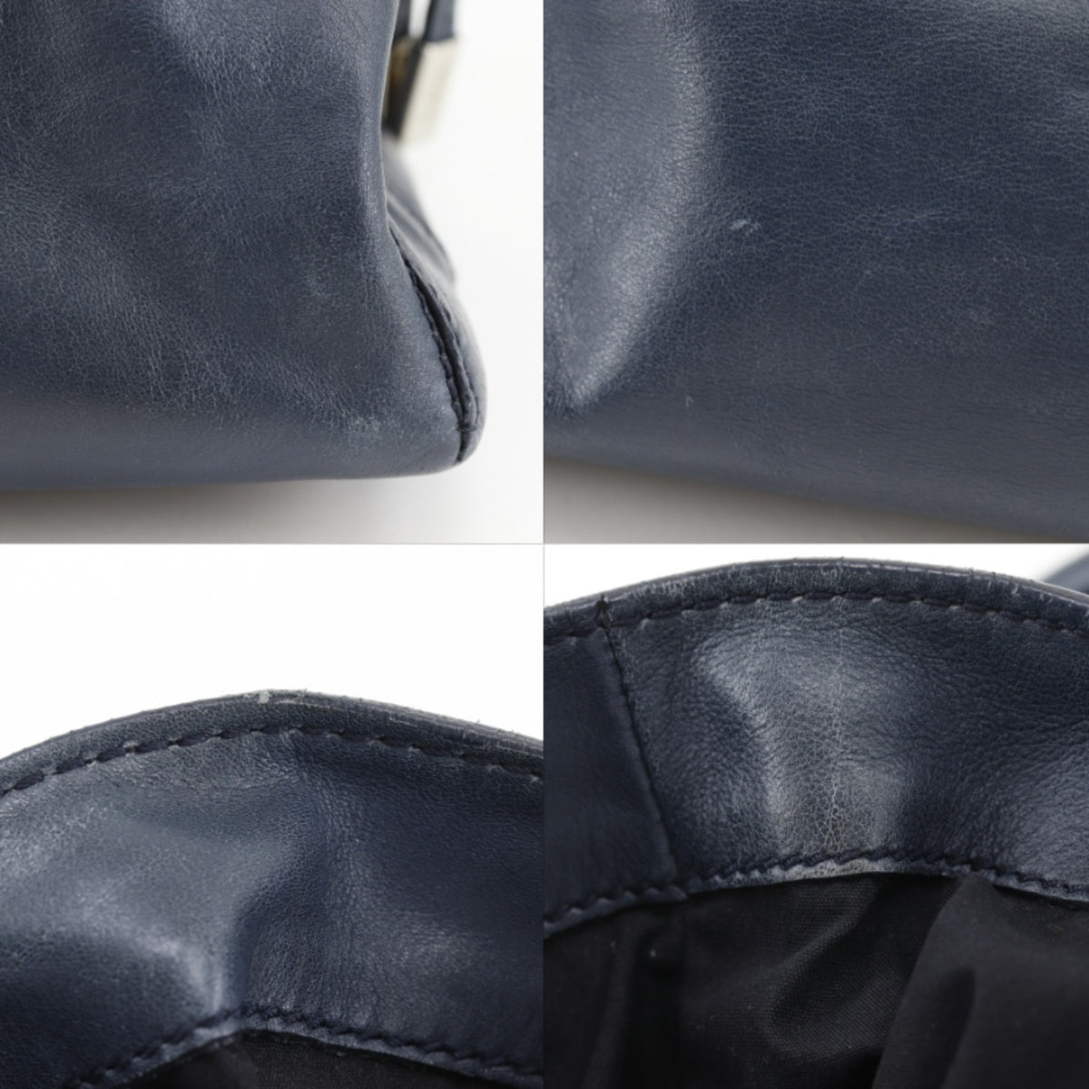 Tod's Navy Leather Tote Bag (Pre-Owned)