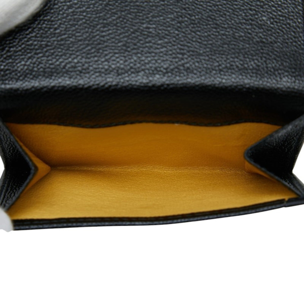 Bvlgari Black Leather Wallet (Tri-Fold) (Pre-Owned)