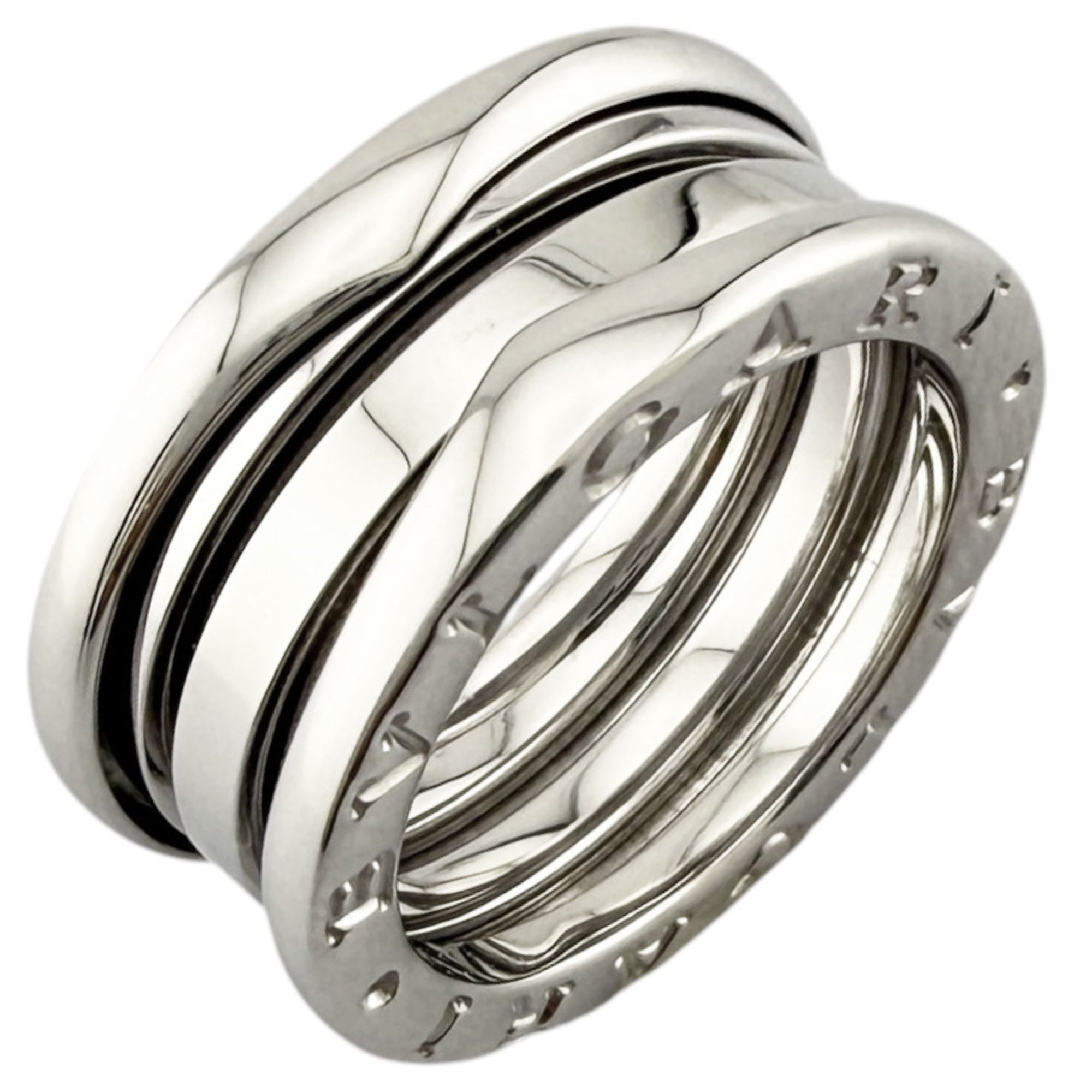 Bvlgari B.Zero1 Silver White Gold (18K) Band Ring (Pre-Owned)
