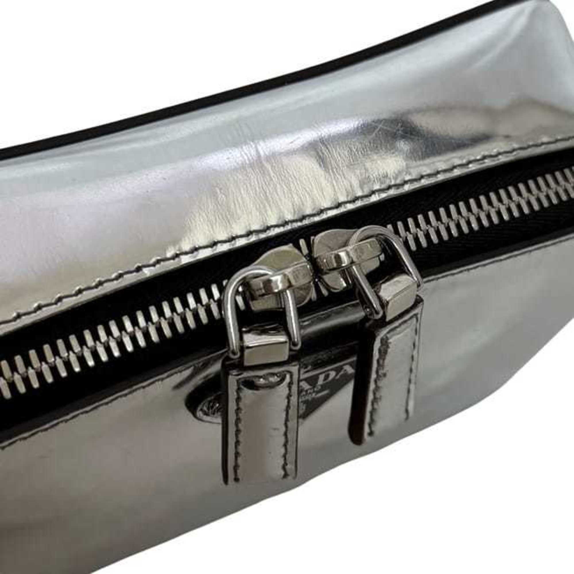 Prada Black Leather Shoulder Bag (Pre-Owned)