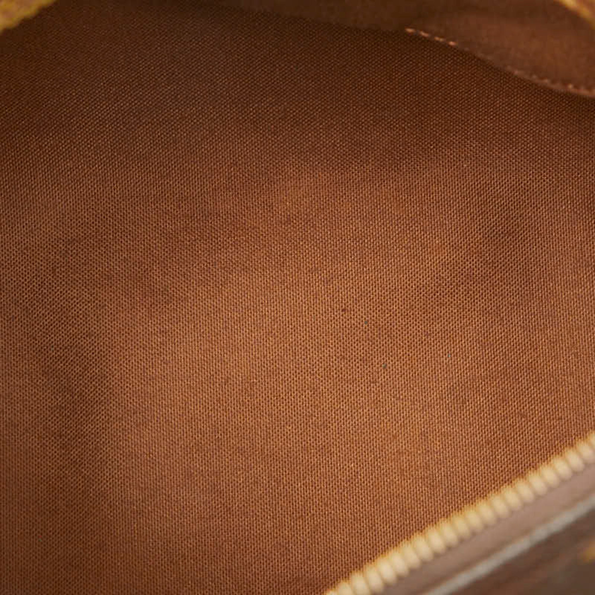 Louis Vuitton Brown Pvc Leather Boston Bag Handbag (Pre-Owned)