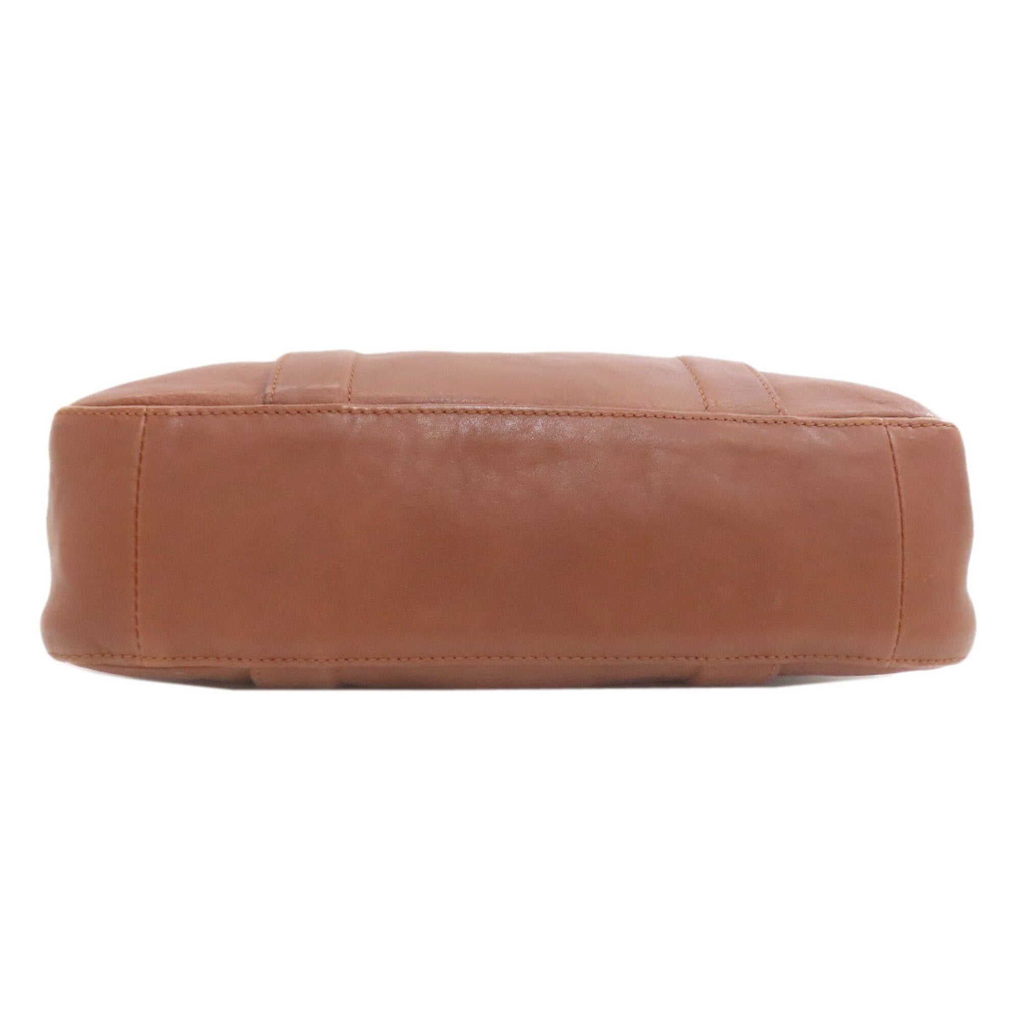 Longchamp Brown Leather Handbag (Pre-Owned)