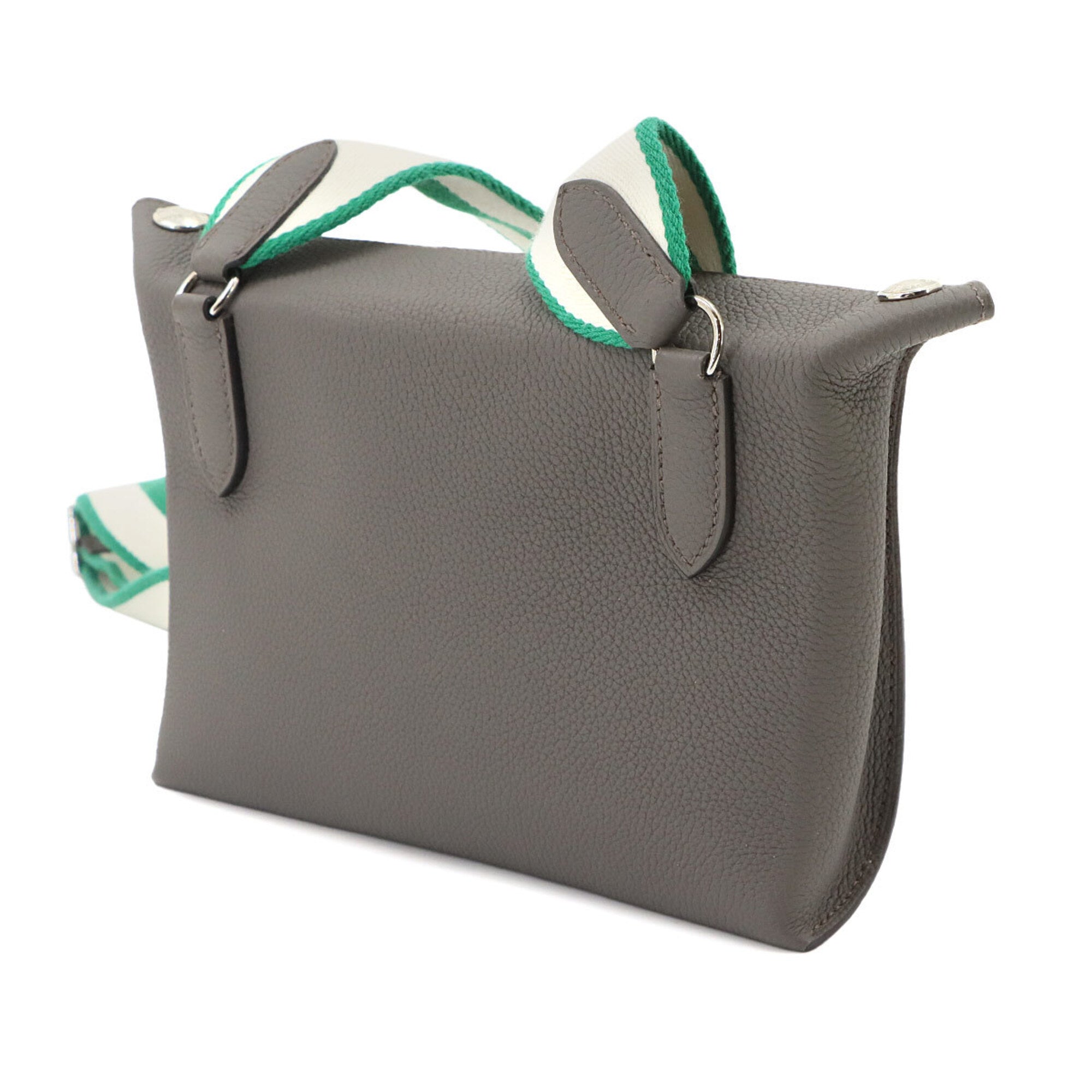 Hermes Etain Togo Leather Shoulder Bag (Pre-Owned)