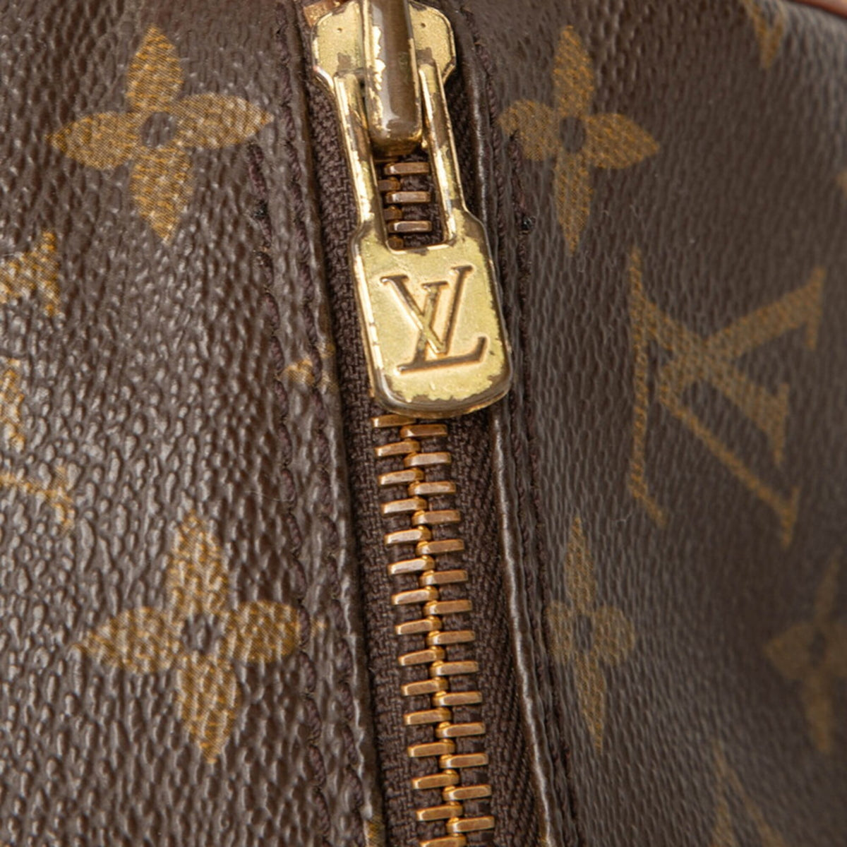 Louis Vuitton Brown Pvc Leather Handbag (Pre-Owned)