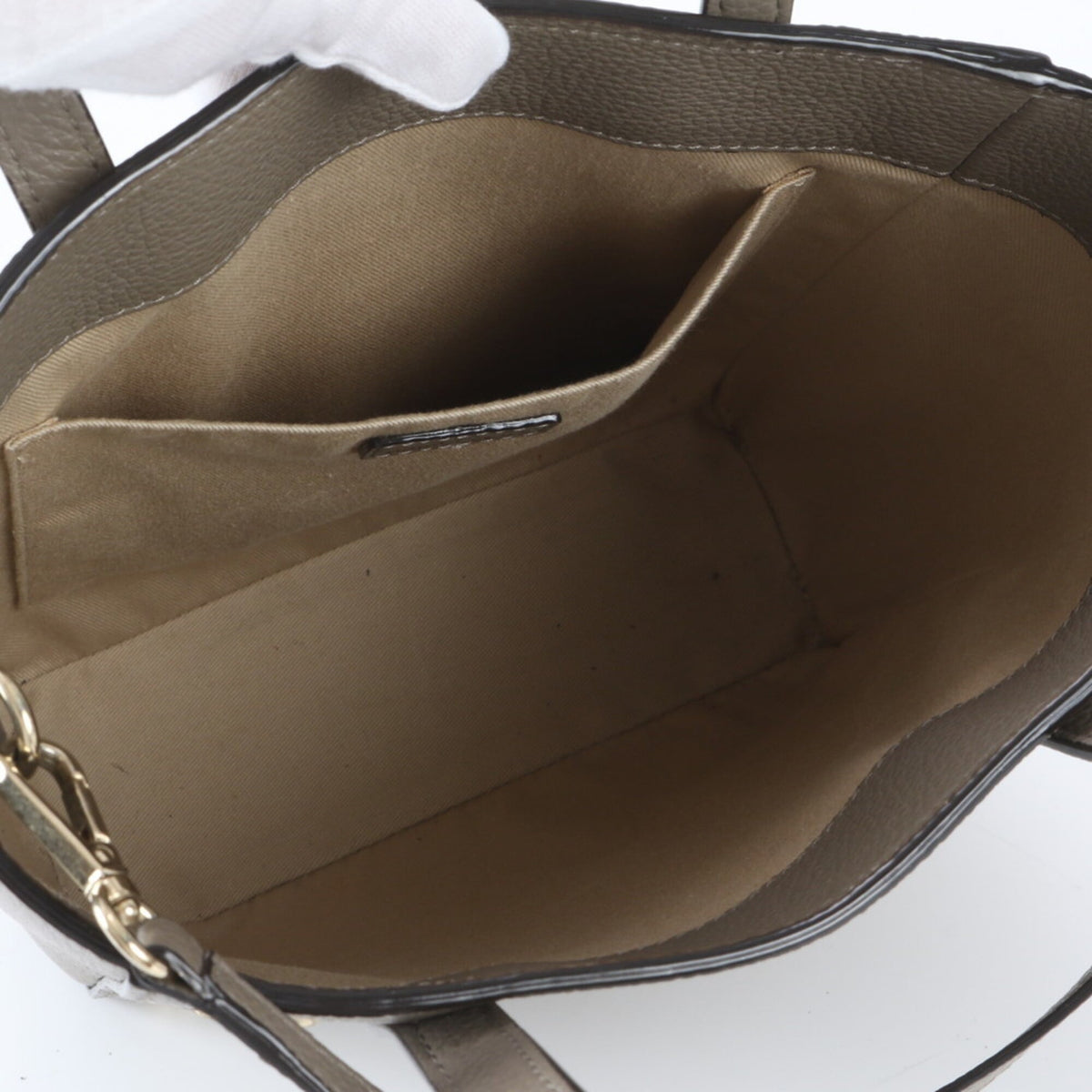 Jimmy Choo Grayish Leather Shoulder Bag (Pre-Owned)