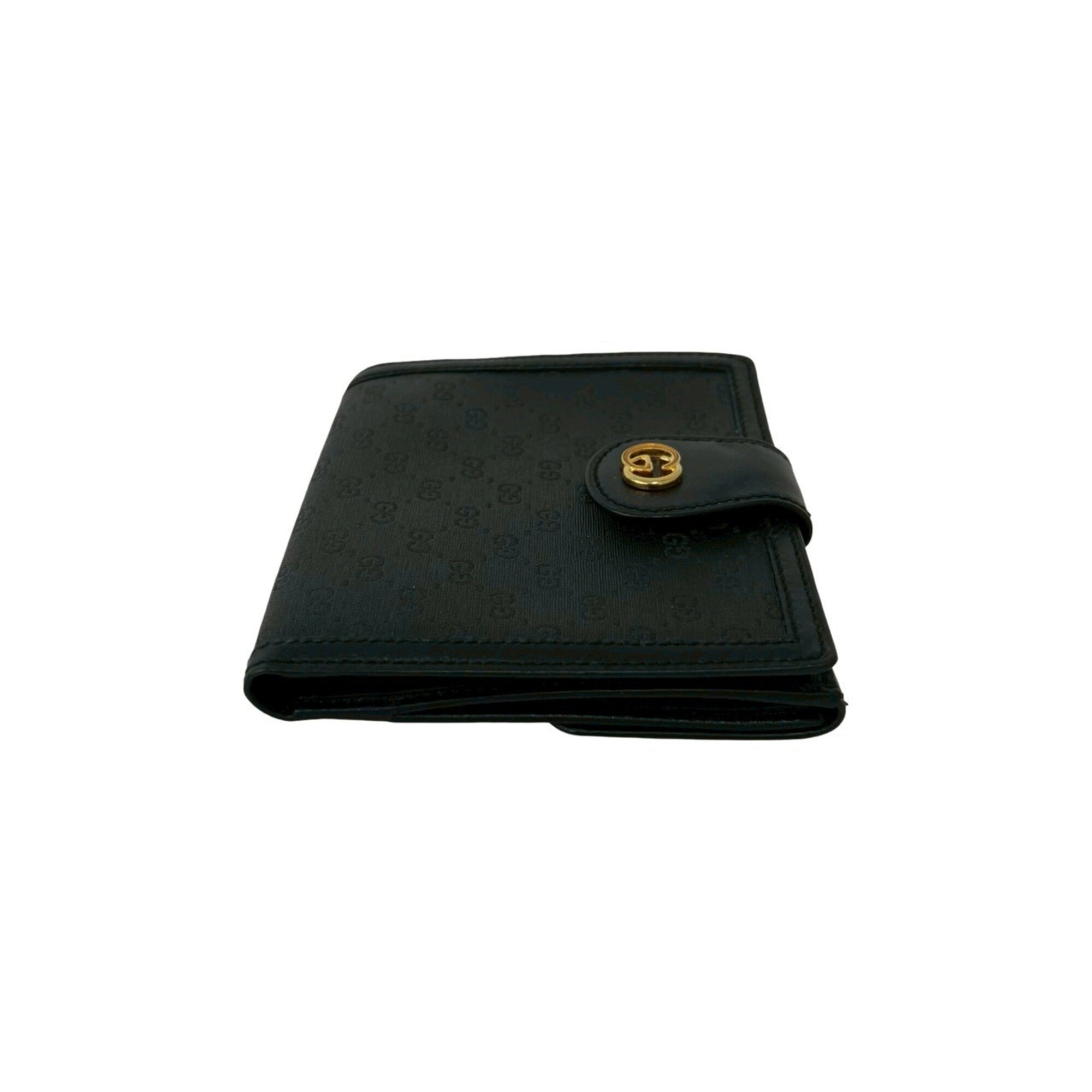Gucci Black Leather Pvc Wallet (Bi-Fold) (Pre-Owned)