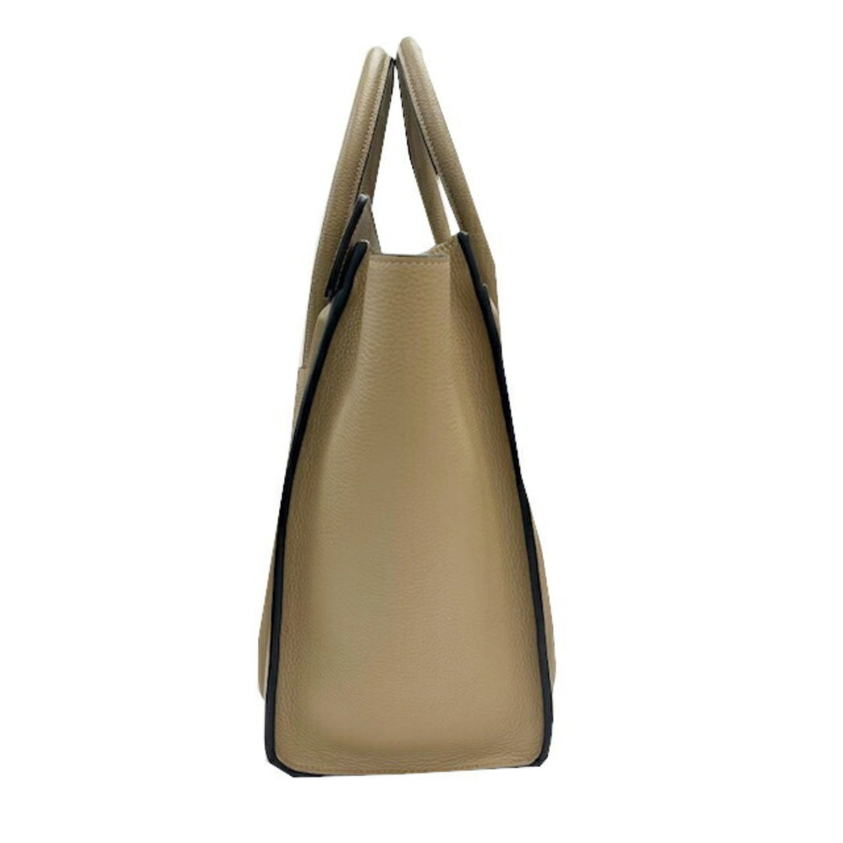 Celine Grayish Leather Handbag Tote Bag (Pre-Owned)