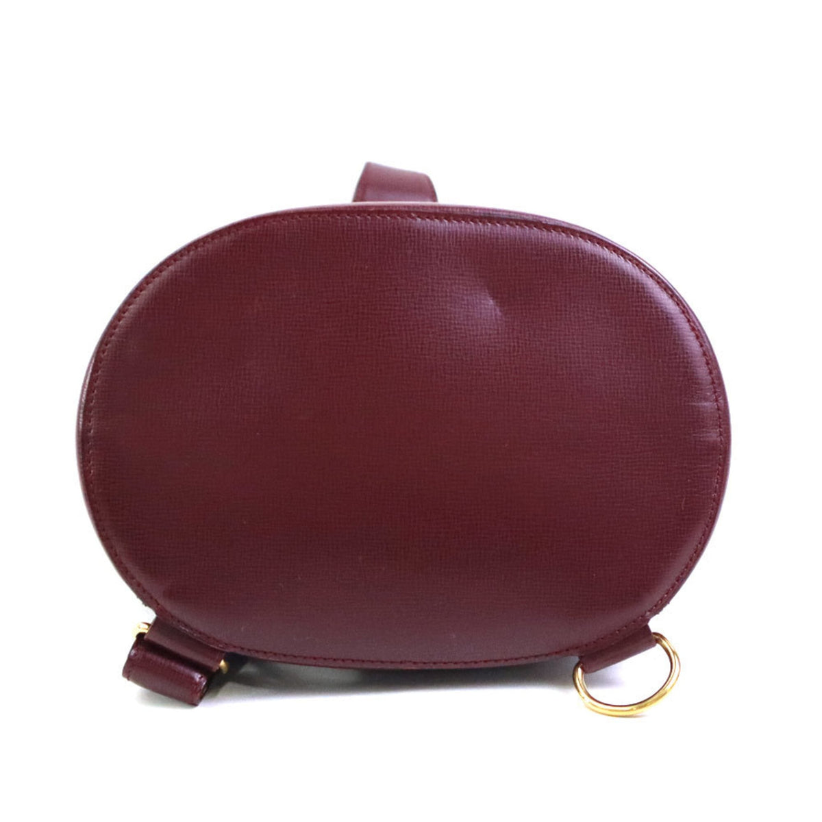 Cartier Burgundy Leather Shoulder Bag (Pre-Owned)