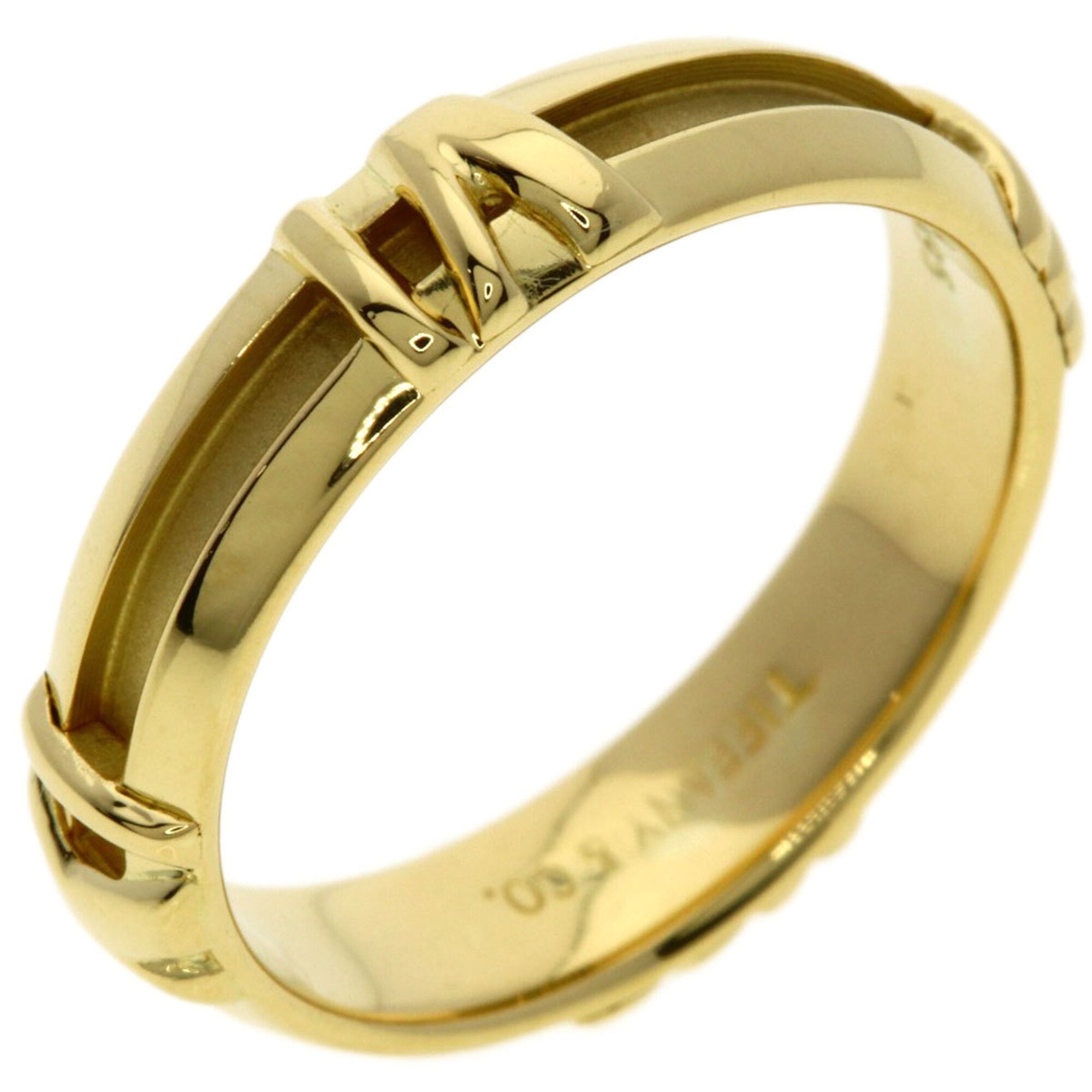 Tiffany Atlas Yellow Gold (18K) Band Ring (Pre-Owned)