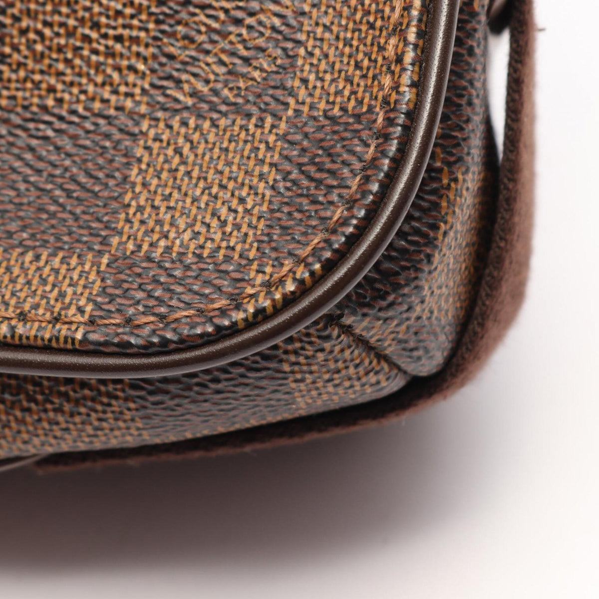 Louis Vuitton Brown Damier Canvas Coated Canvas Damier Canvas Leather Handbag Shoulder Bag (Pre-Owned)