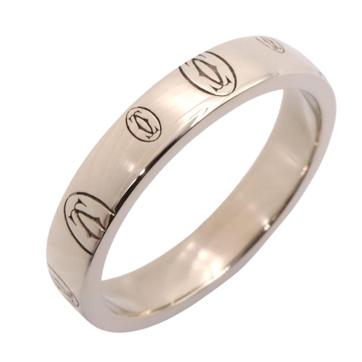 Cartier Silver White Gold (18K) Band Ring (Pre-Owned)