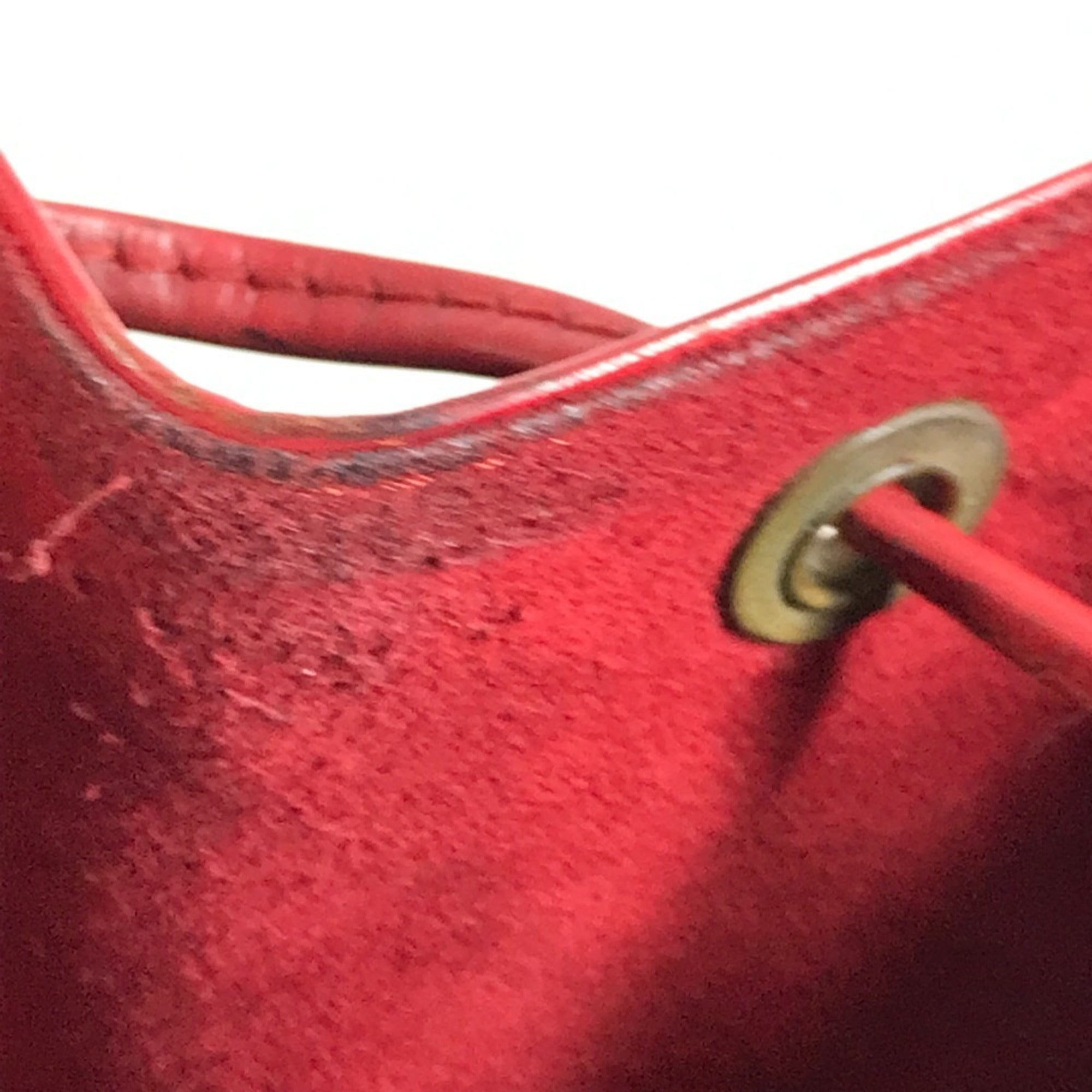Louis Vuitton Castilian Red Red Color Epi Leather Shoulder Bag (Pre-Owned)