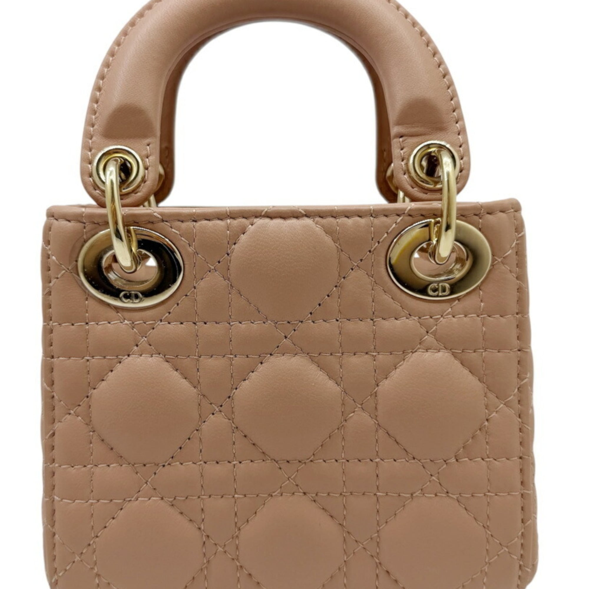 Christian Dior Pink Leather Shoulder Bag (Pre-Owned)
