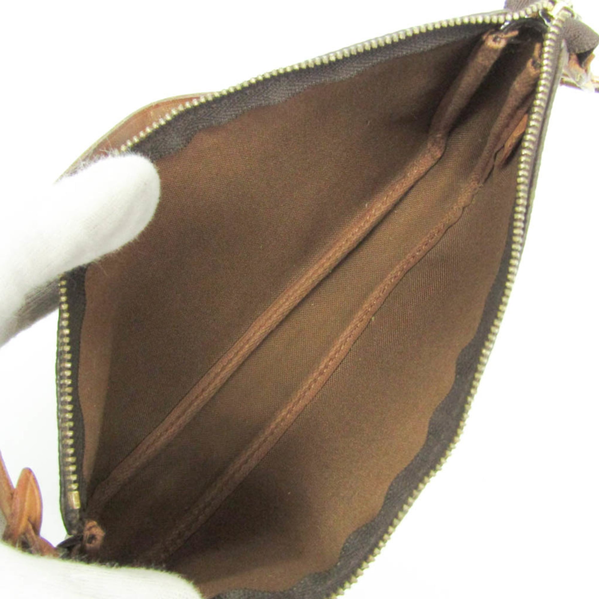 Louis Vuitton Pochette Accessoires Nm Monogram Canvas Brown Canvas Clutche & Pouche Bag (Pre-Owned)