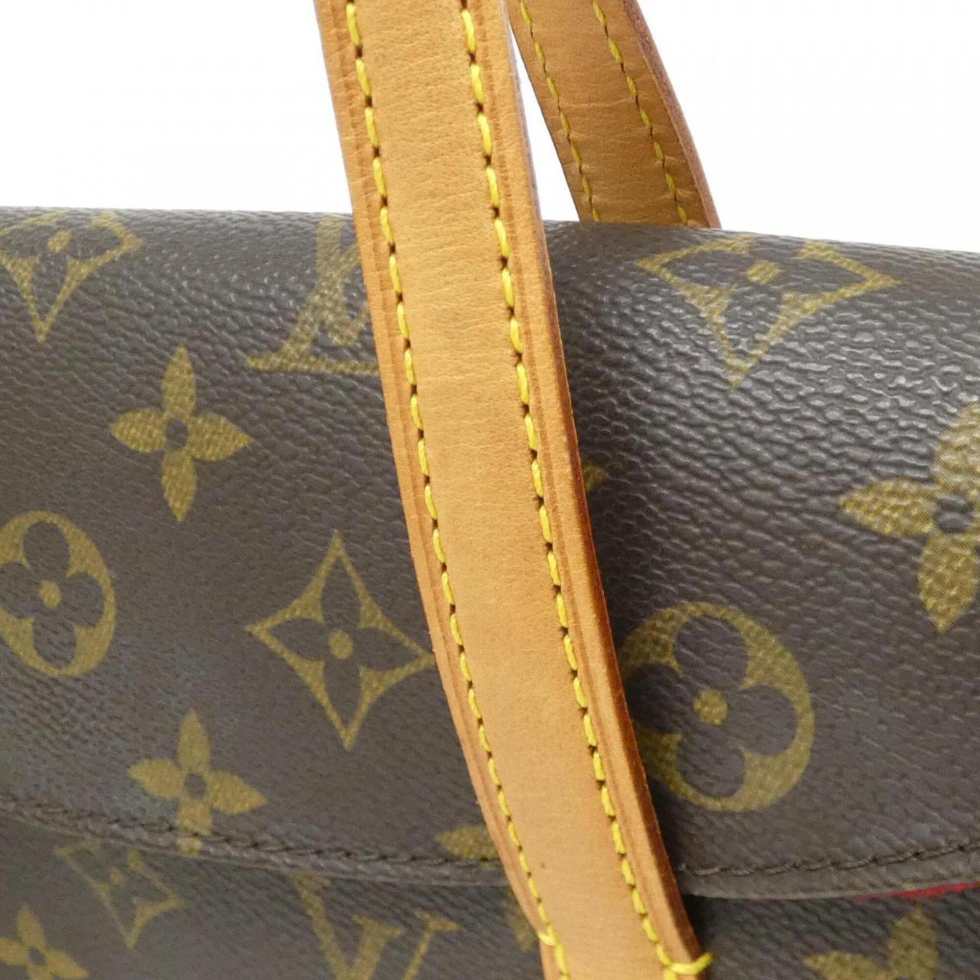 Louis Vuitton Brown Coated Canvas Handbag (Pre-Owned)