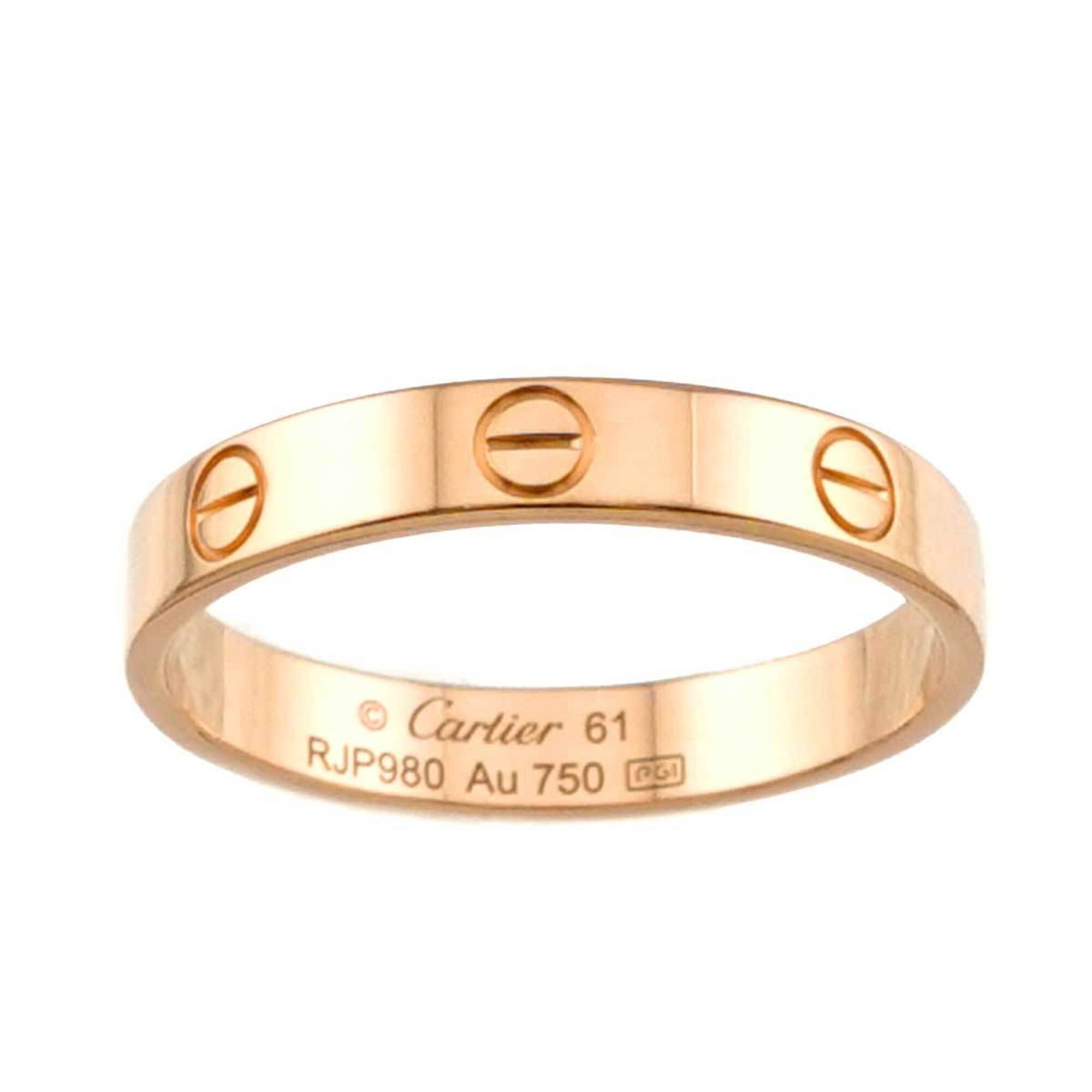 Cartier Pink Gold (18K) Band Ring (Pre-Owned)