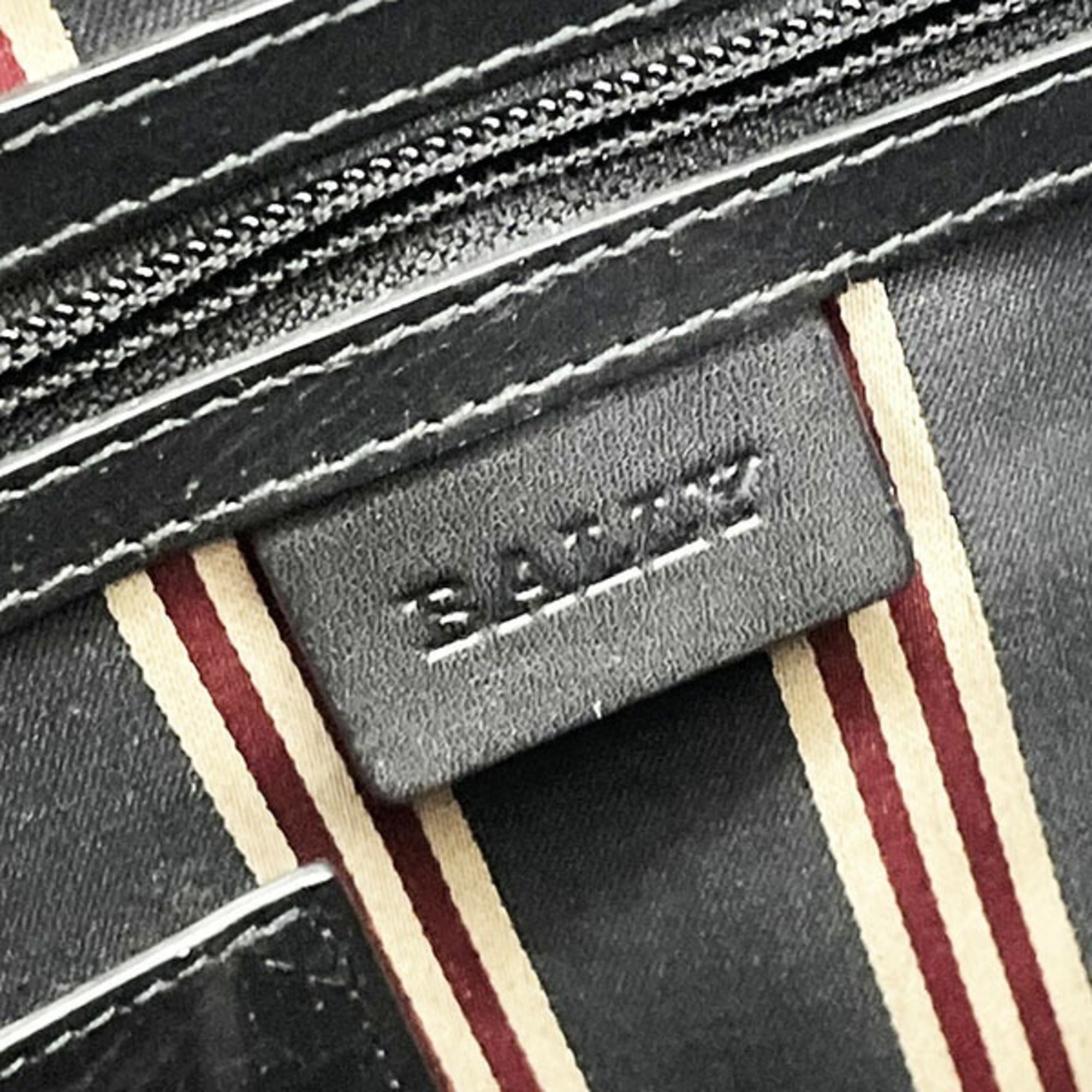 Bally Black Leather Tote Bag (Pre-Owned)