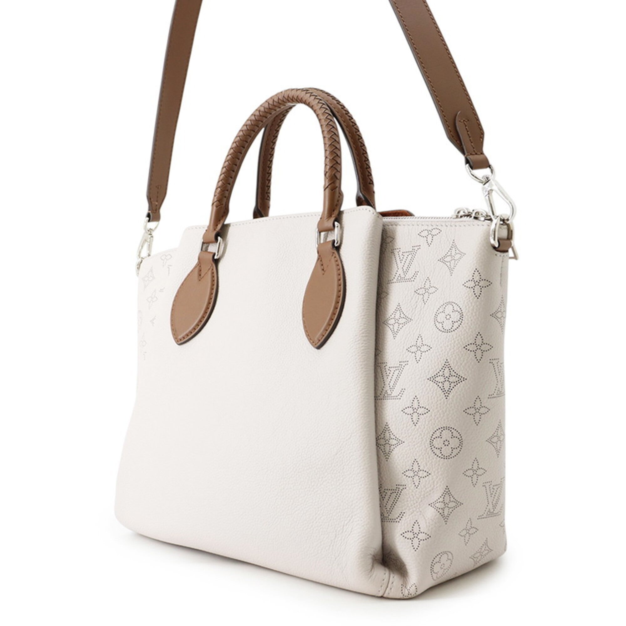 Louis Vuitton Galle Monogram Mahina Leather Handbag Shoulder Bag (Pre-Owned)