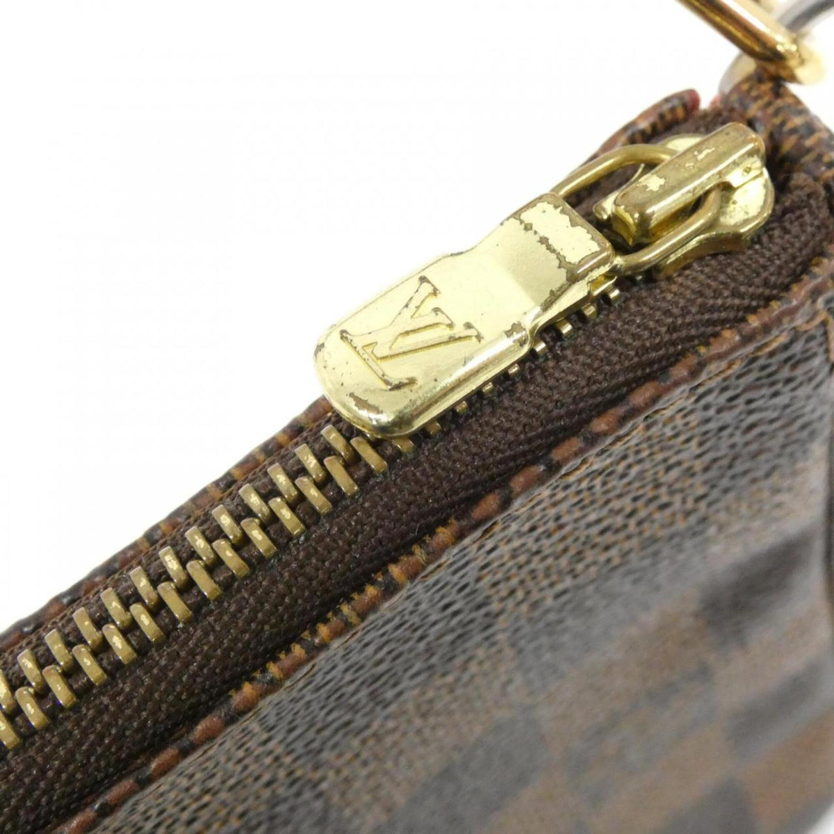 Louis Vuitton Damier Ebene Coated Canvas Pochette Pouch (Pre-Owned)
