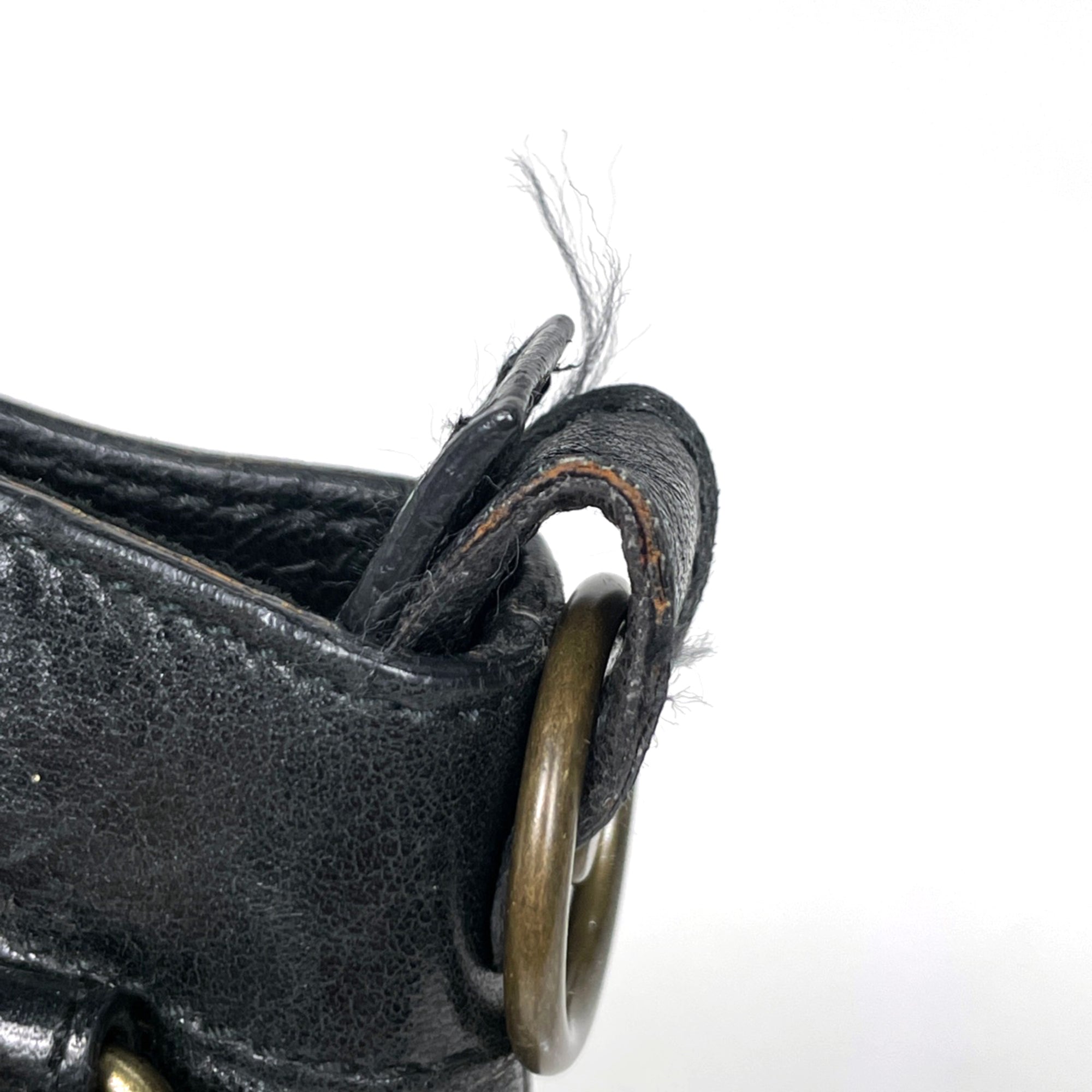 Balenciaga Black Leather Handbag (Pre-Owned)