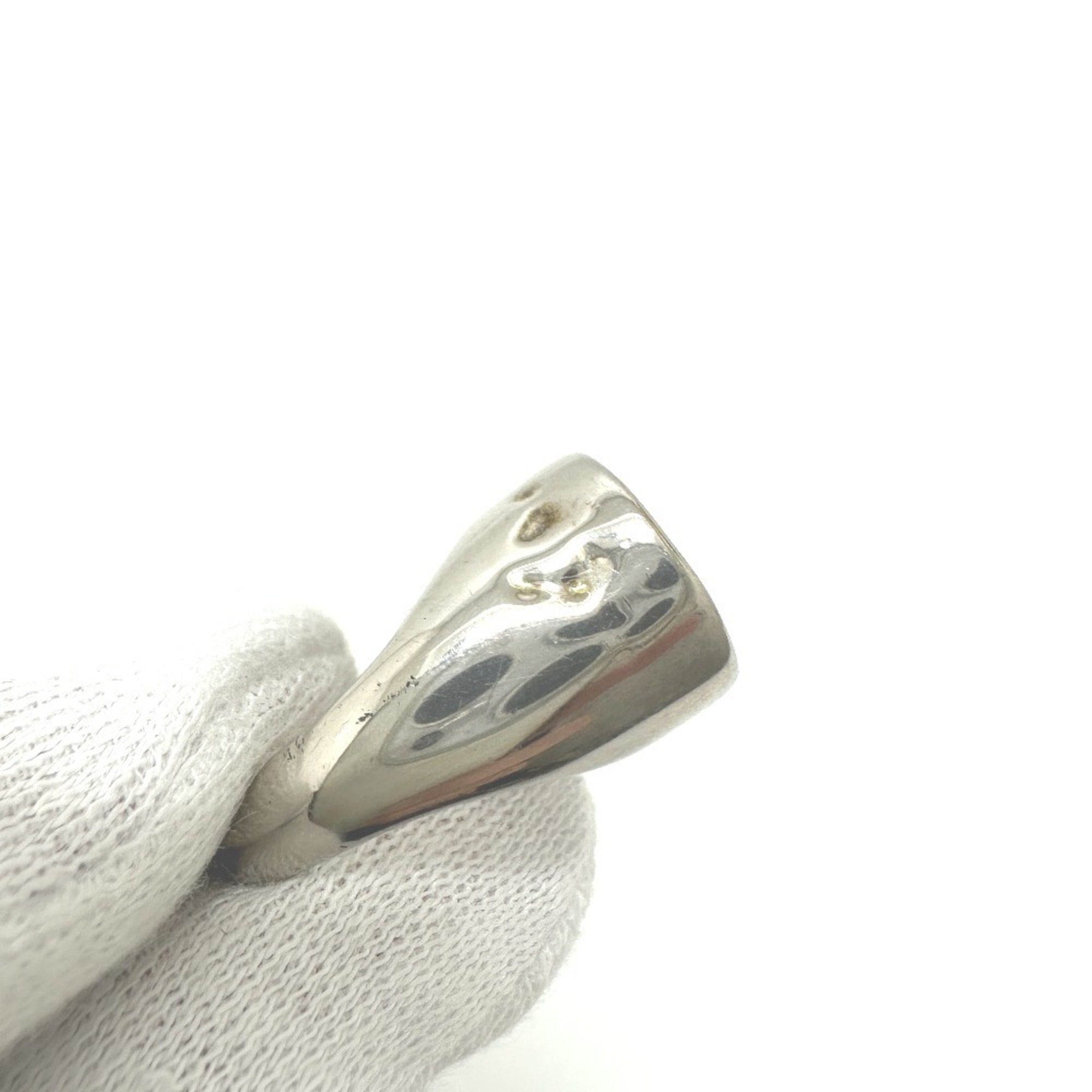 Christian Dior Silver Metal Band Ring (Pre-Owned)