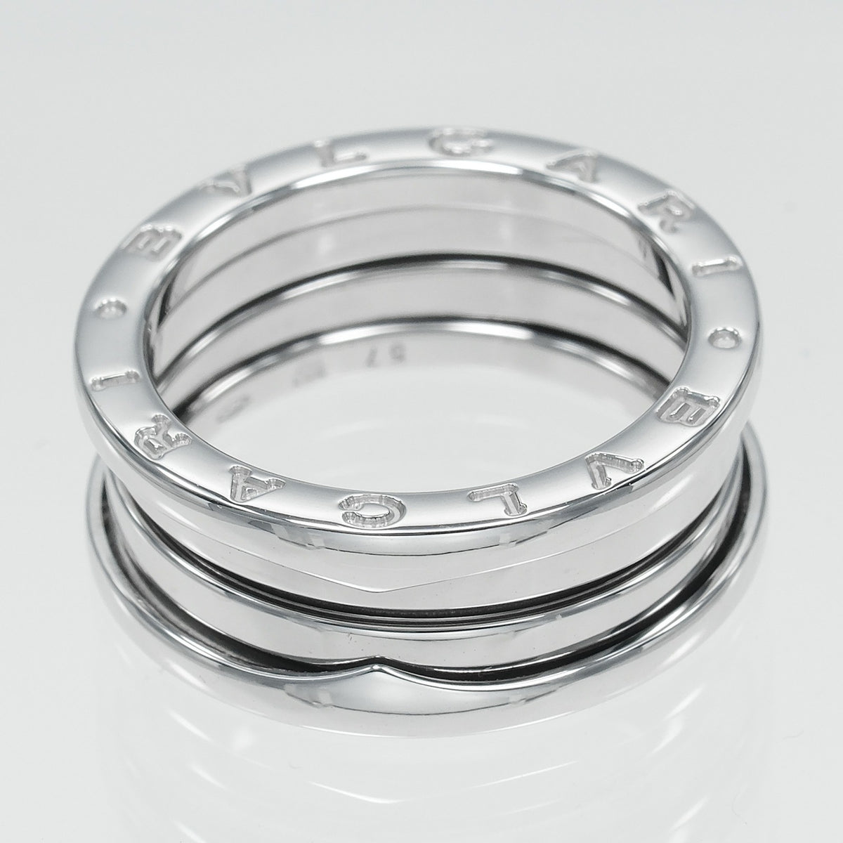 Bvlgari White Gold (18K) Band Ring (Pre-Owned)