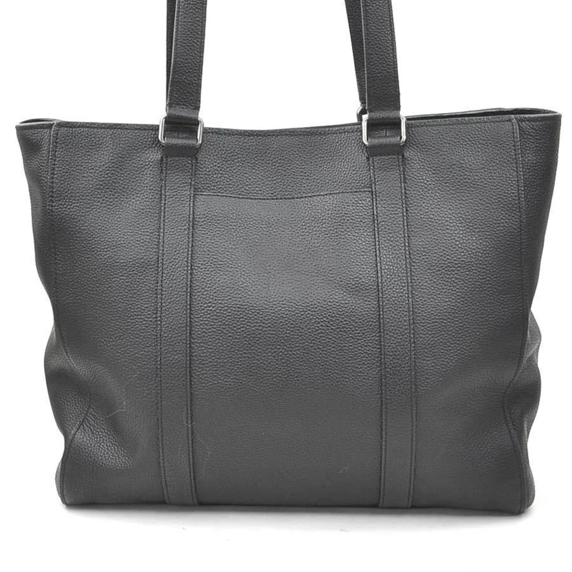 Coach Black Leather Shoulder Bag (Pre-Owned)