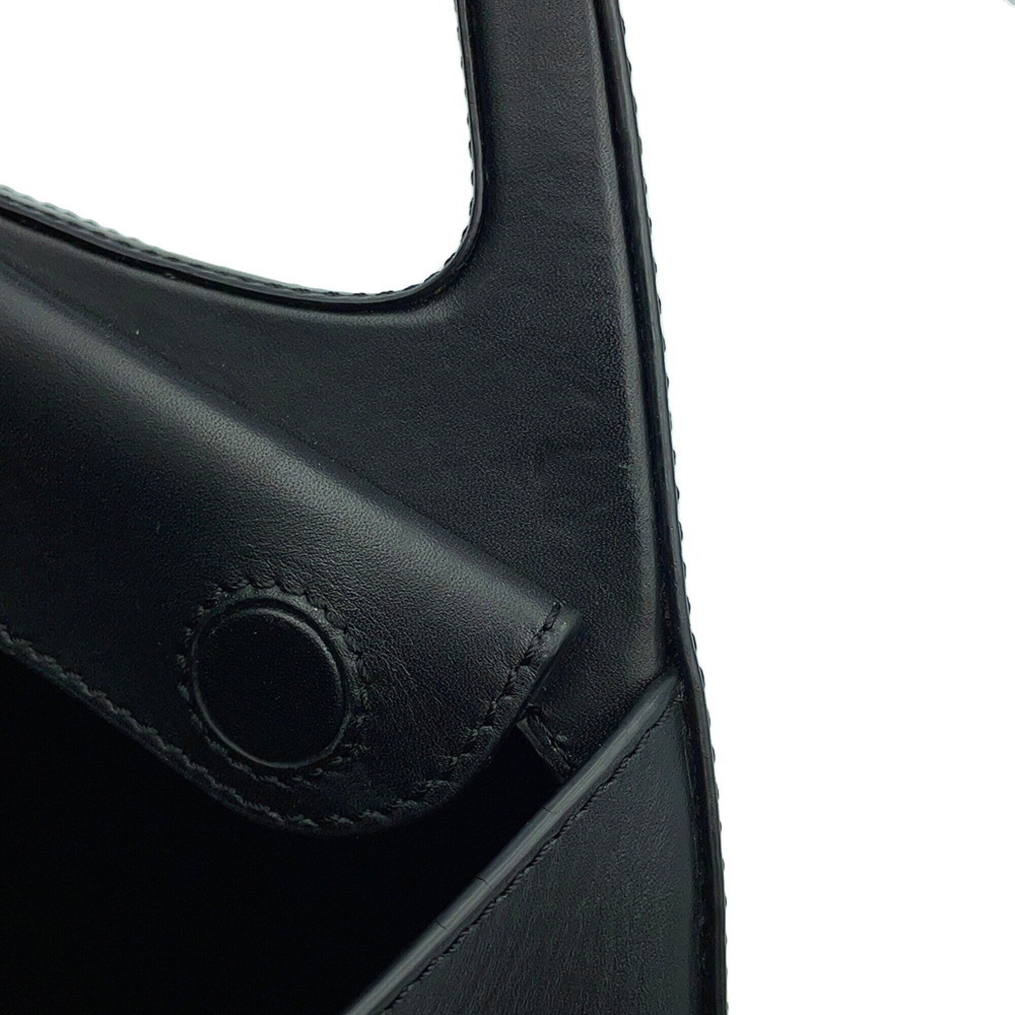 Loewe Black Leather Handbag Shoulder Bag (Pre-Owned)