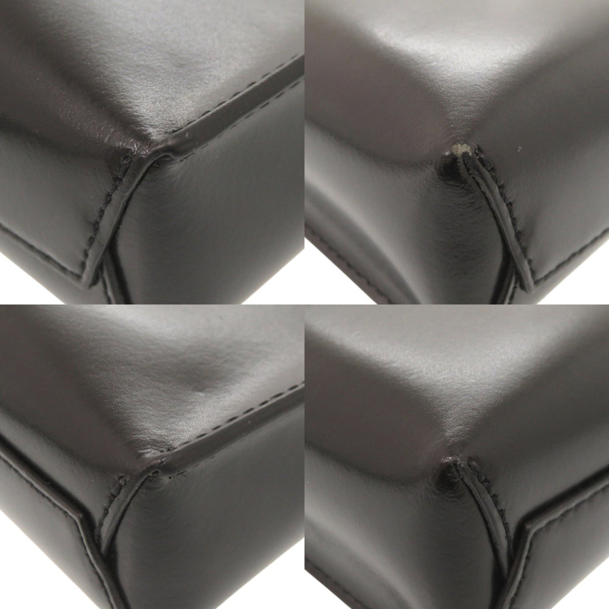 Marni Black Leather Handbag Shoulder Bag (Pre-Owned)
