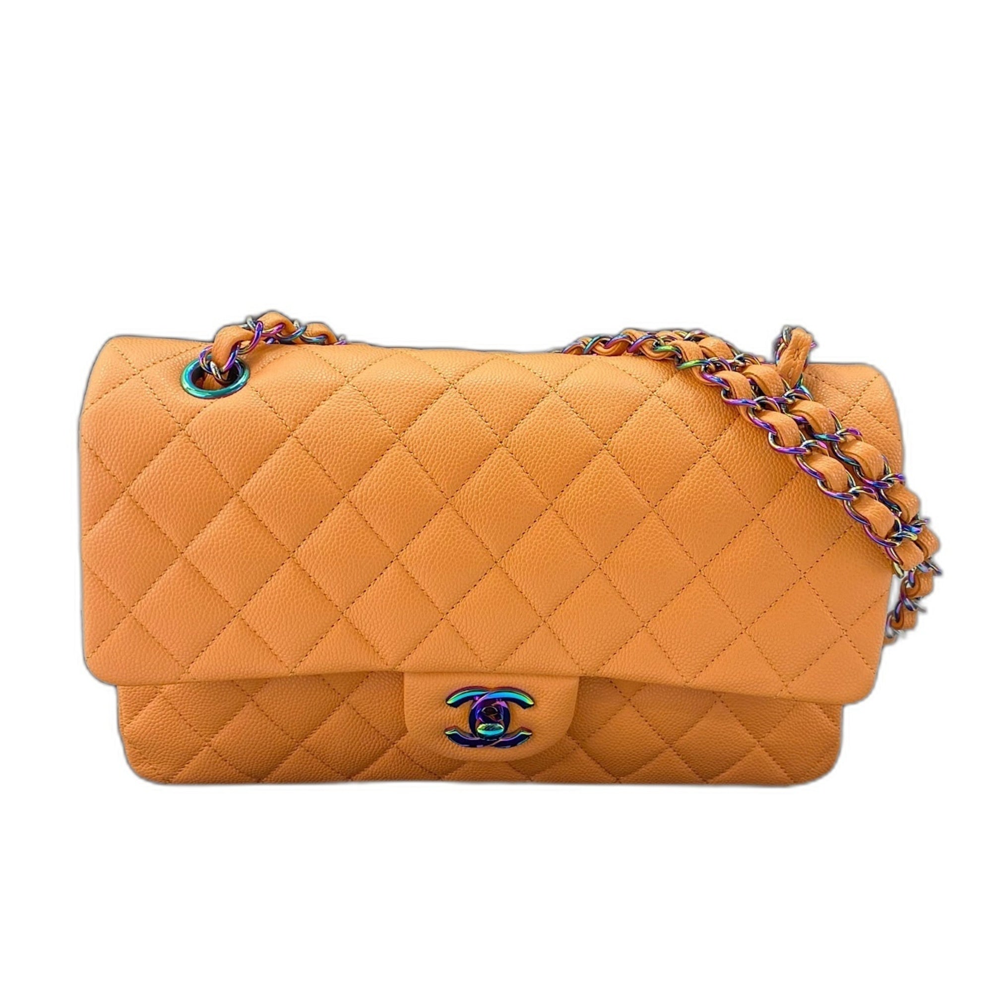 Chanel Orange Shoulder Bag (Pre-Owned)