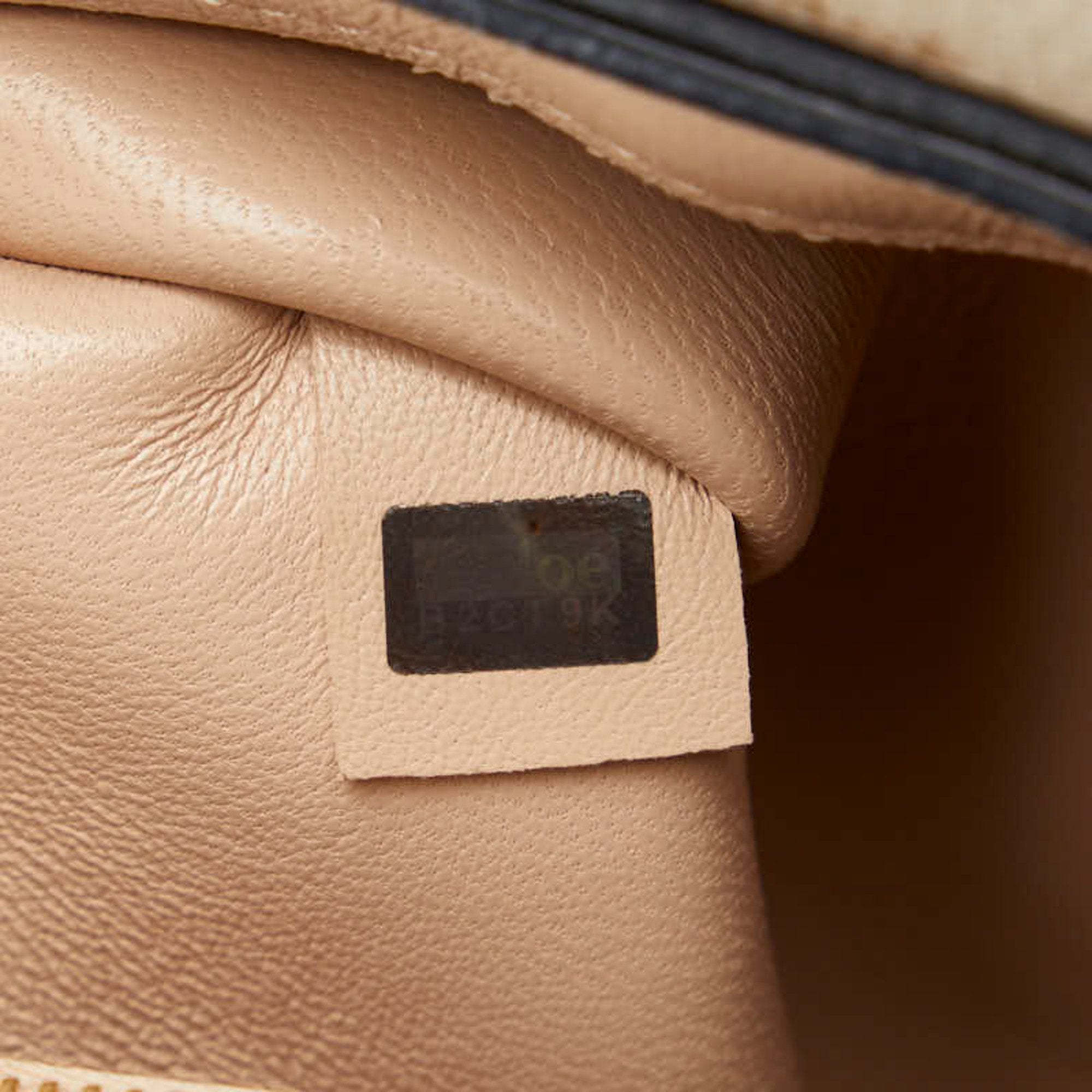 Chloé Black Ivory Navy Leather Shoulder Bag (Pre-Owned)