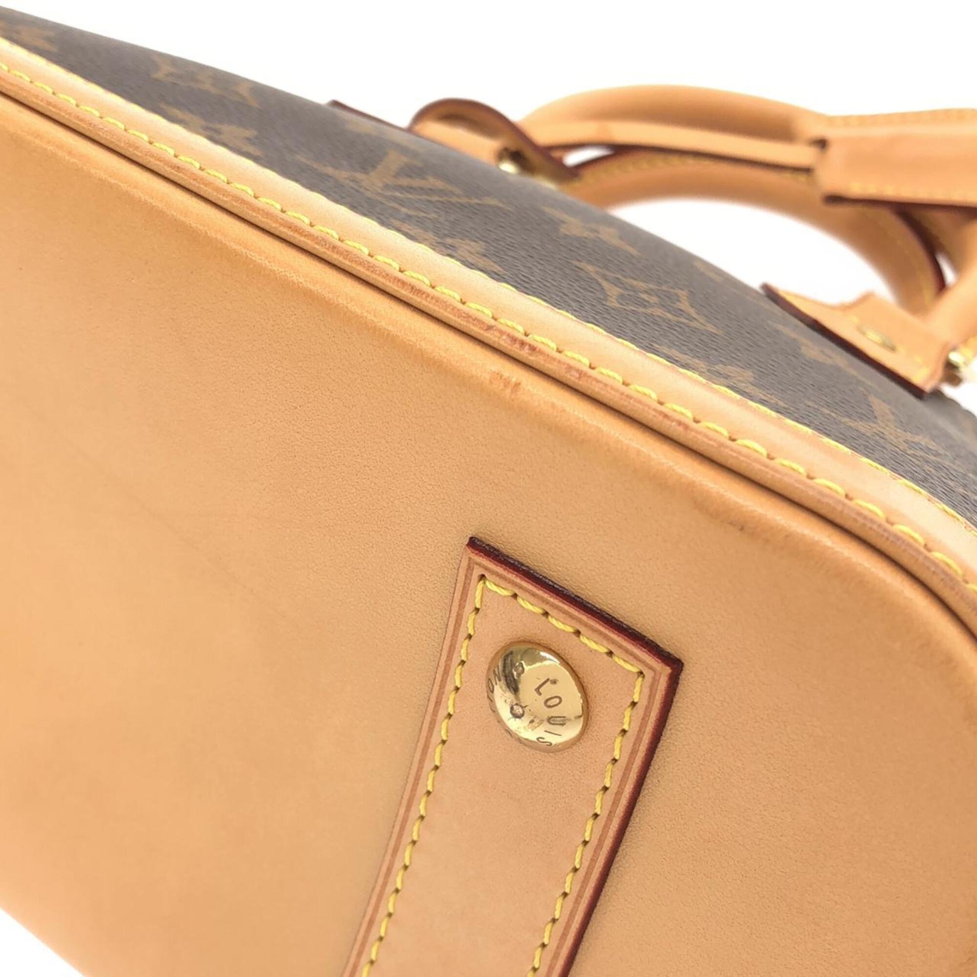 Louis Vuitton Brown Coated Canvas Handbag (Pre-Owned)
