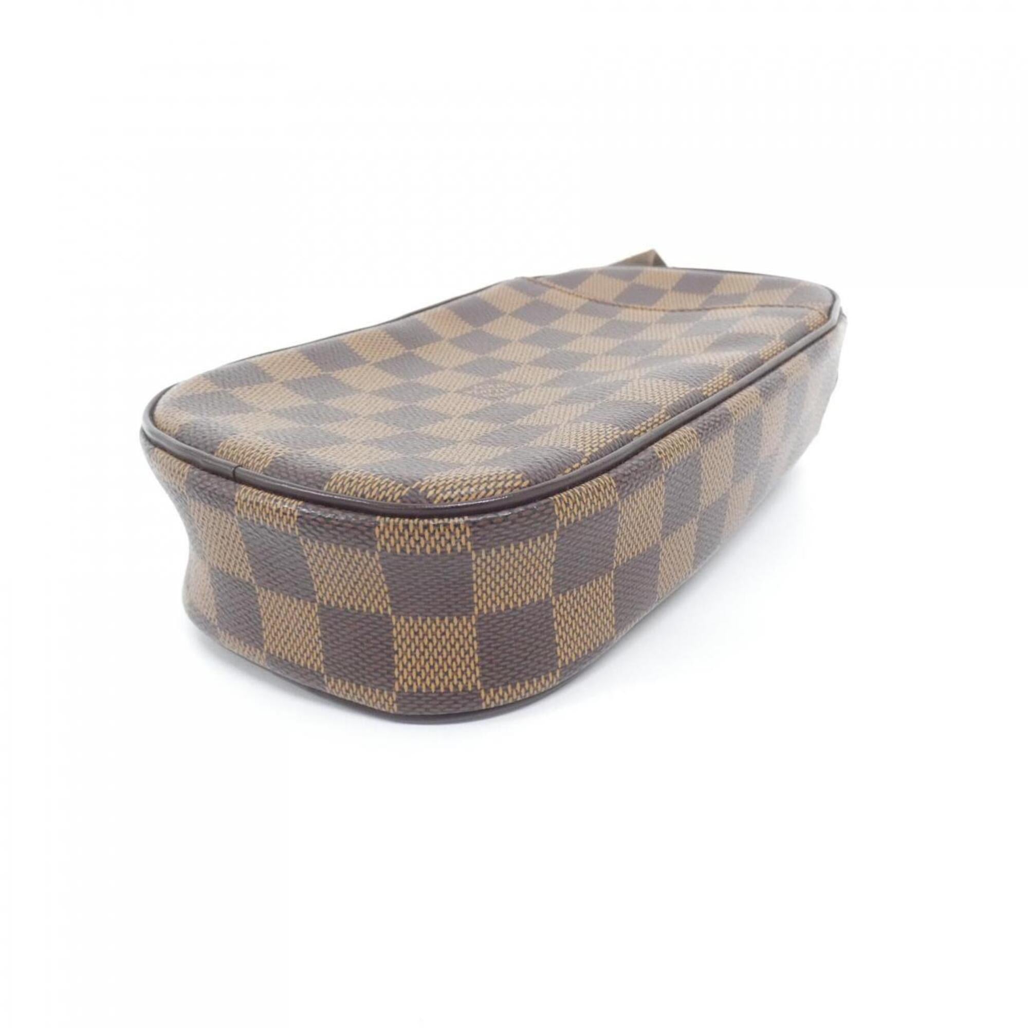 Louis Vuitton Ebene Coated Canvas Pochette Shoulder Bag (Pre-Owned)
