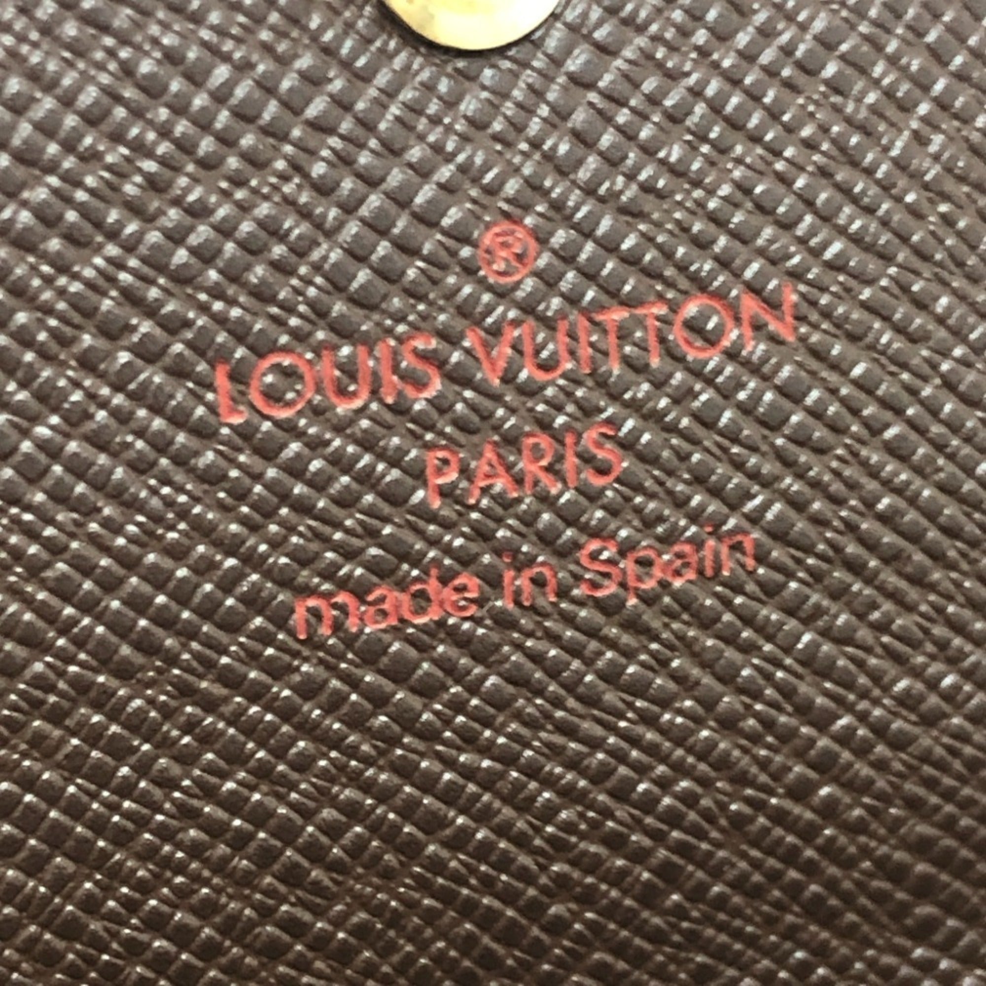 Louis Vuitton Damier Brown Ebene Damier Canvas Long Wallet (Bi-Fold) (Pre-Owned)