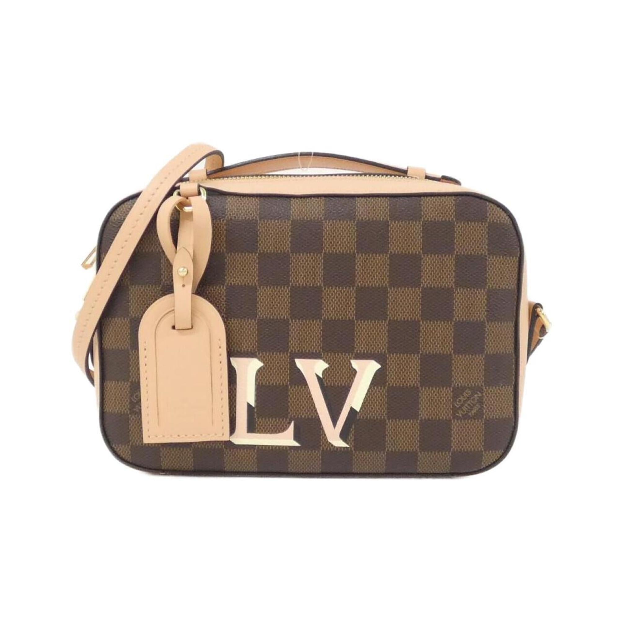 Louis Vuitton Brown Coated Canvas Shoulder Bag (Pre-Owned)