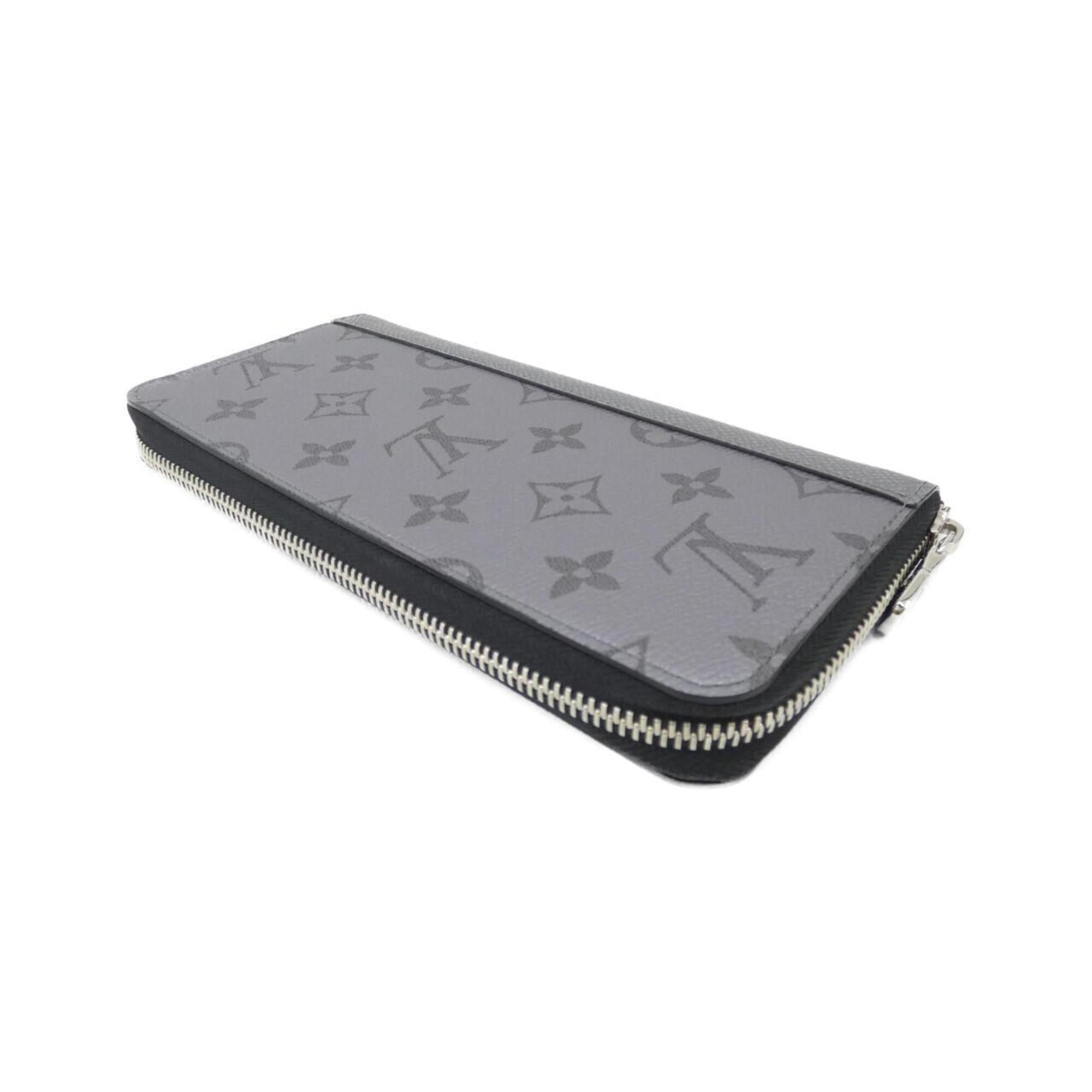 Louis Vuitton Gunmetal Coated Canvas Leather Long Wallet (Bi-Fold) (Pre-Owned)