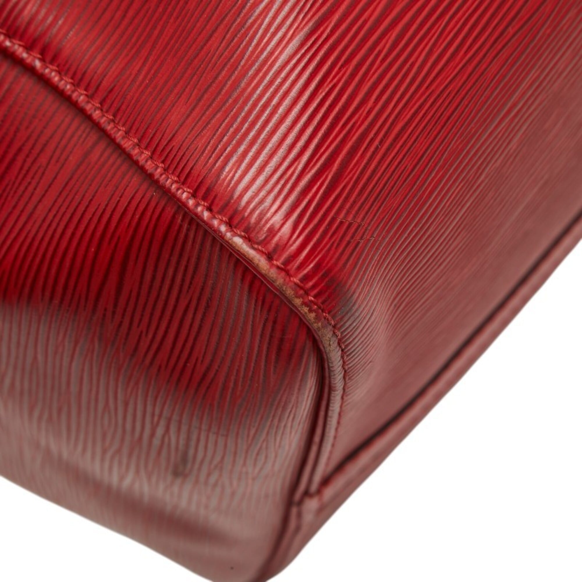 Louis Vuitton Castilian Red Leather Boston Bag (Pre-Owned)