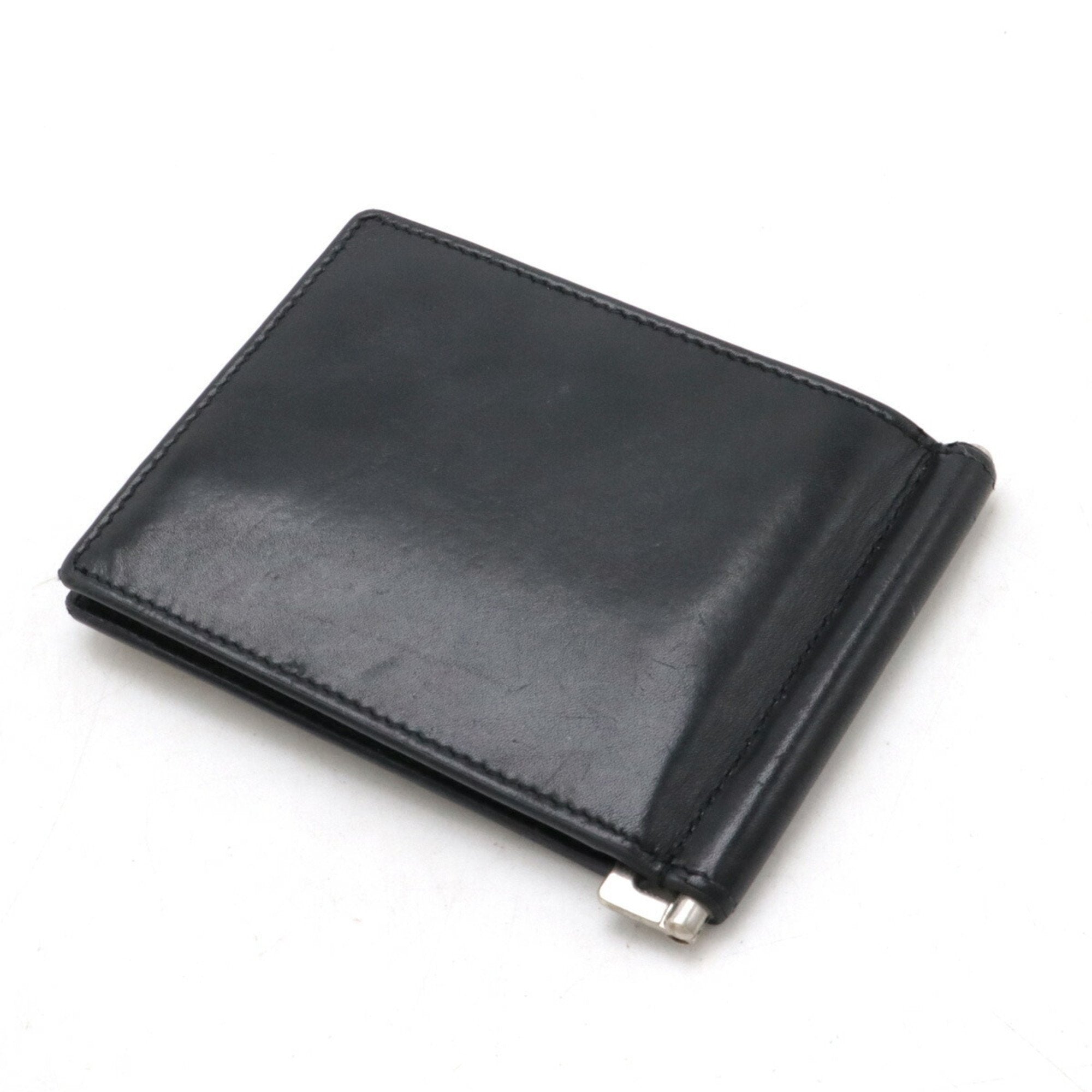 Saint Laurent Black Leather Bill Wallet (Bi-Fold) (Pre-Owned)