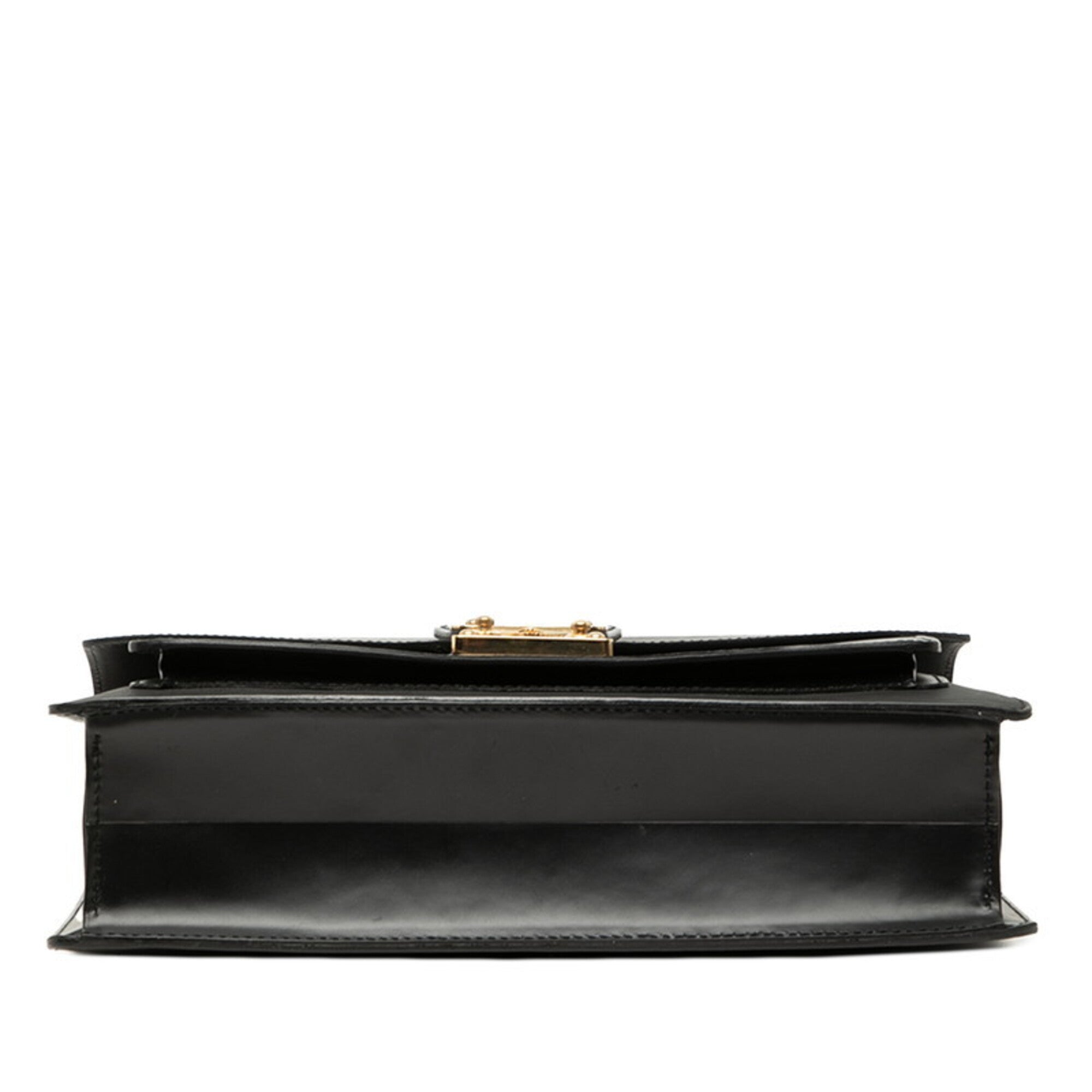 Louis Vuitton Black Noir Leather Handbag (Pre-Owned)