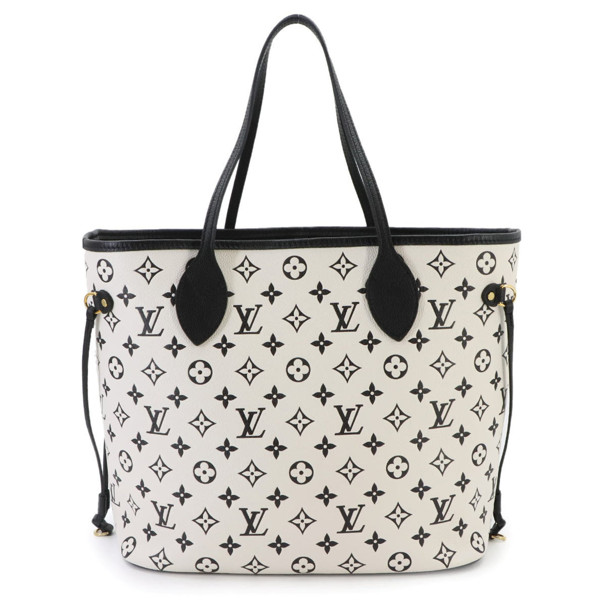 Louis Vuitton Black White Monogram Empreinte Leather Handbag Pouch Tote Bag (Pre-Owned)