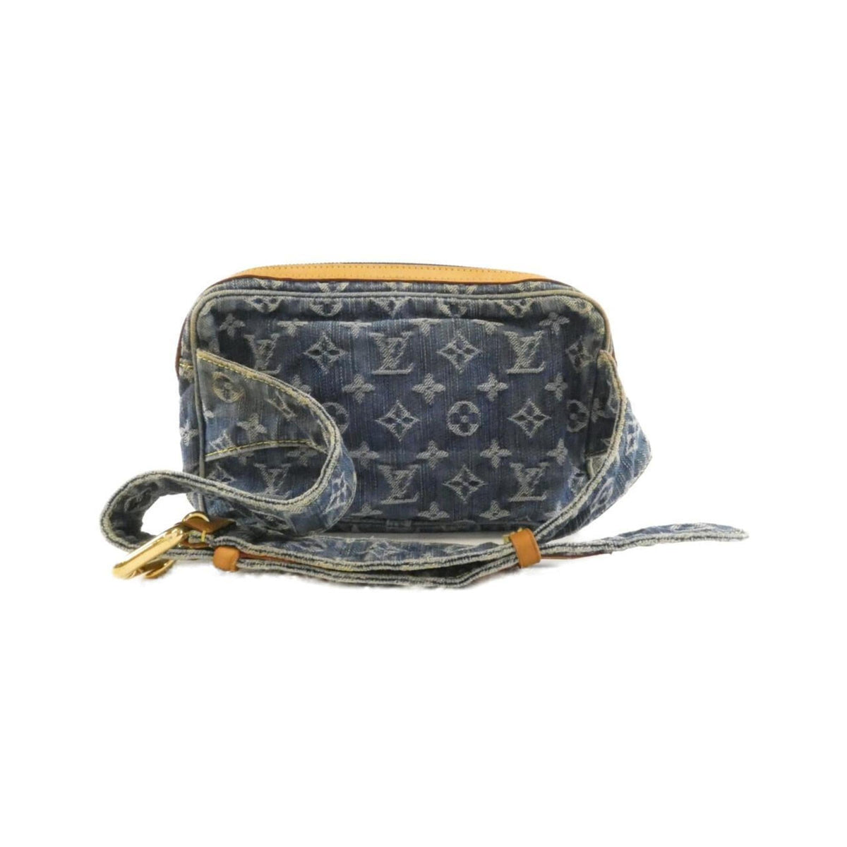 Louis Vuitton Blue Denim Shoulder Bag (Pre-Owned)