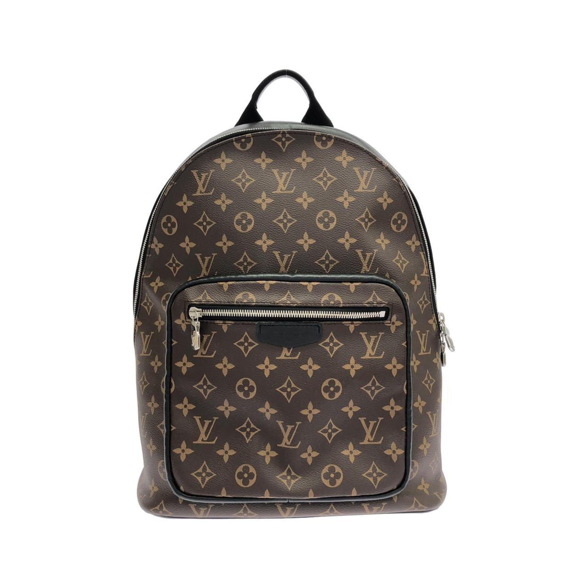 Louis Vuitton Marron Coated Canvas Backpack (Pre-Owned)