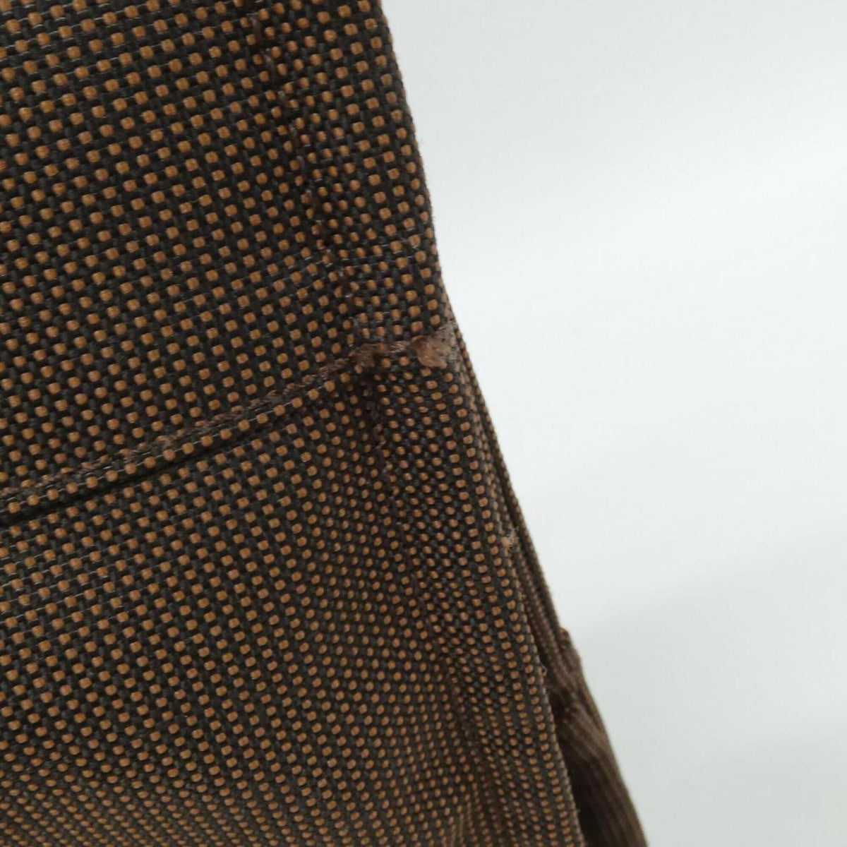 Hermes Brown Canvas Handbag (Pre-Owned)