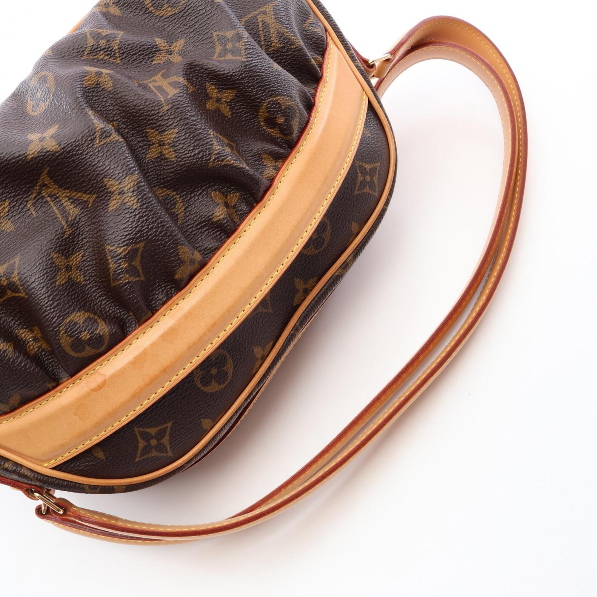 Louis Vuitton Brown Monogram Monogram Leather Handbag Shoulder Bag (Pre-Owned)