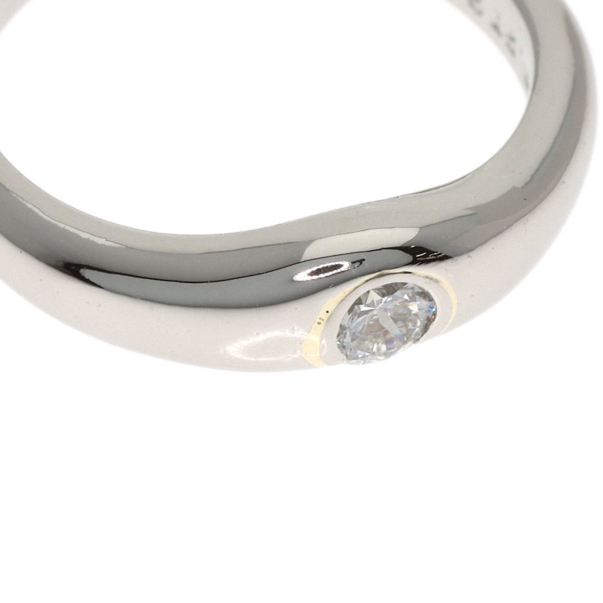 Tiffany Platinum Platinum 950 Band Ring (Pre-Owned)