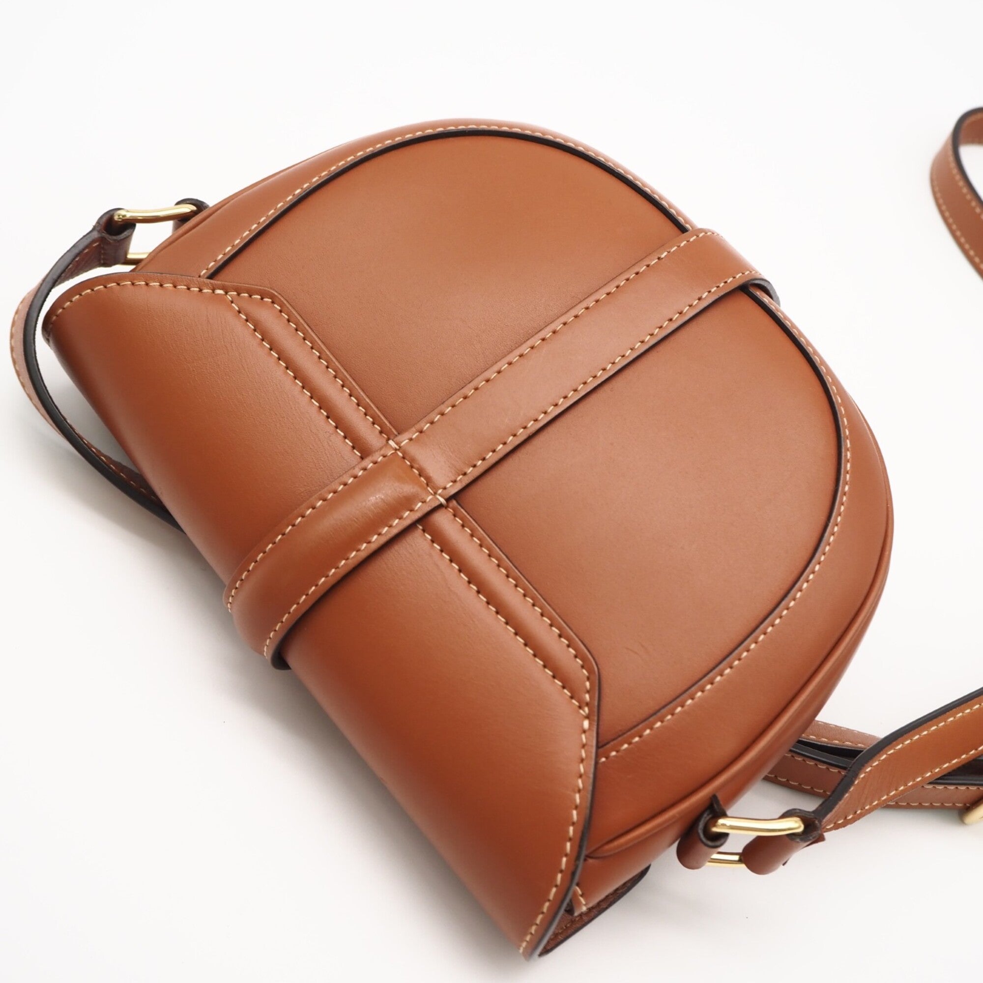 Celine Brown Leather Shoulder Bag (Pre-Owned)