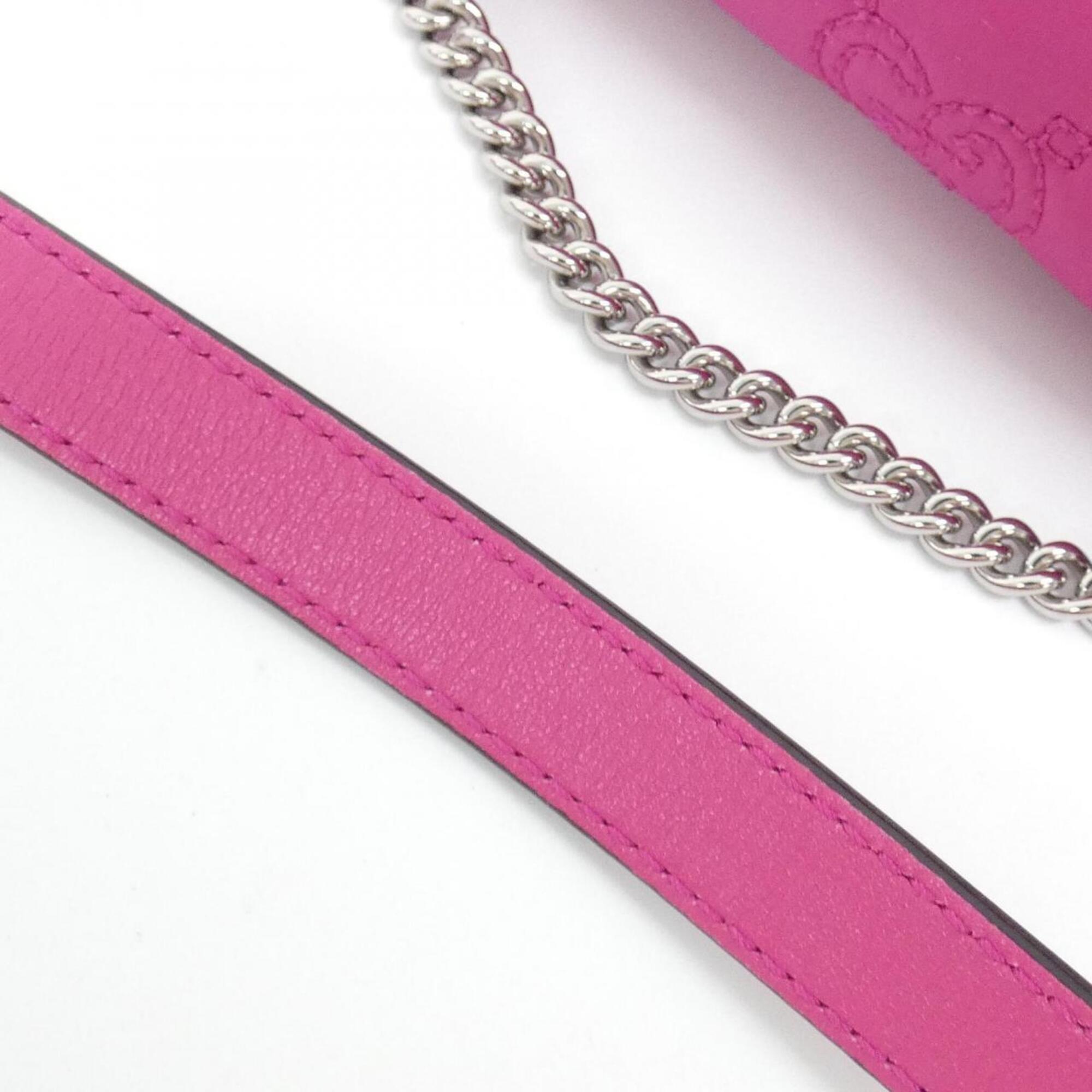 Gucci Pink Nylon Shoulder Bag (Pre-Owned)