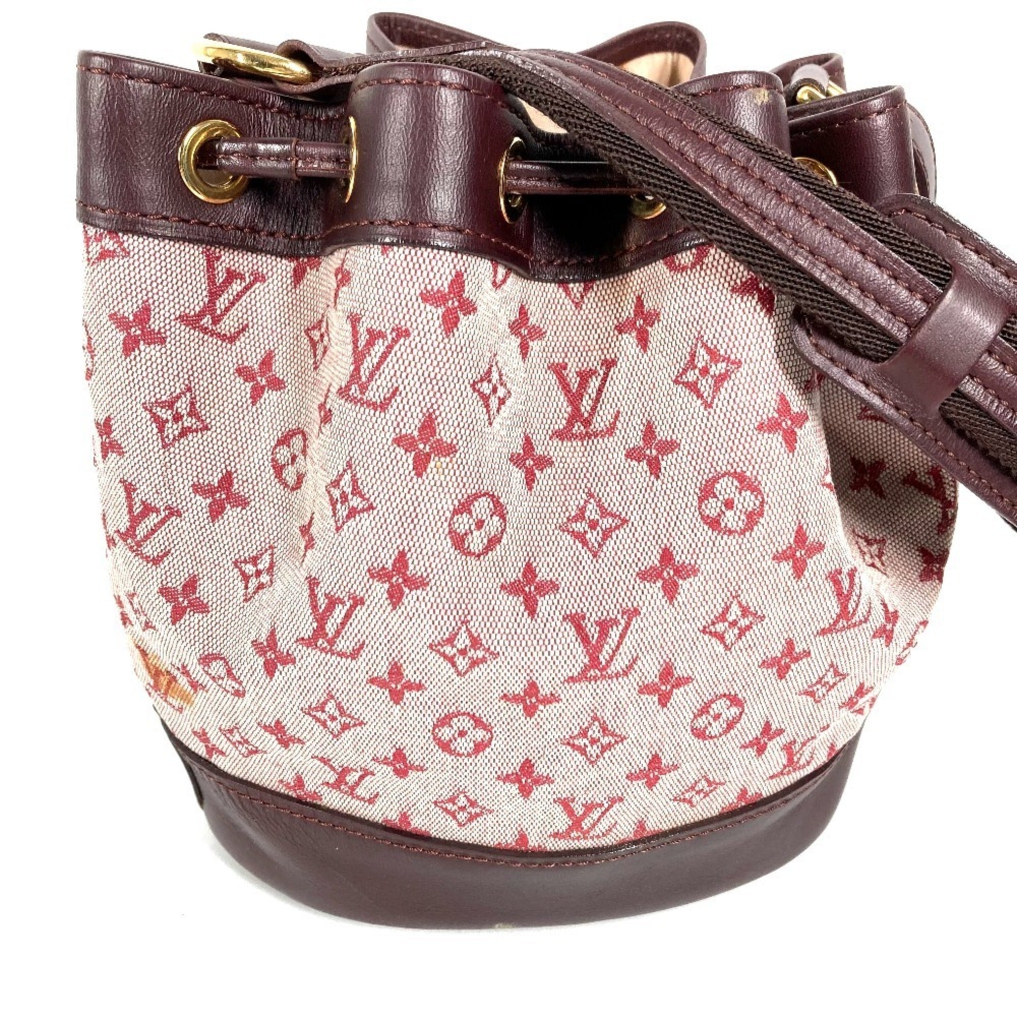 Louis Vuitton Cerise Red Color Monogram Mini Handbag Shoulder Bag (Pre-Owned)